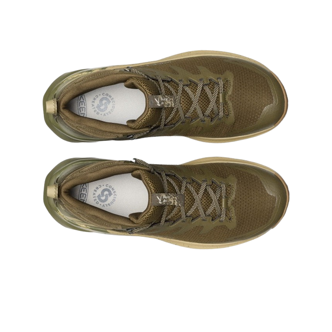 킨 타기 에이펙스 워터프루프 하이킹 부츠 다크 올리브 카키(Keen Targhee Apex Waterproof Hiking Boot Dark Olive Khaki) - 2