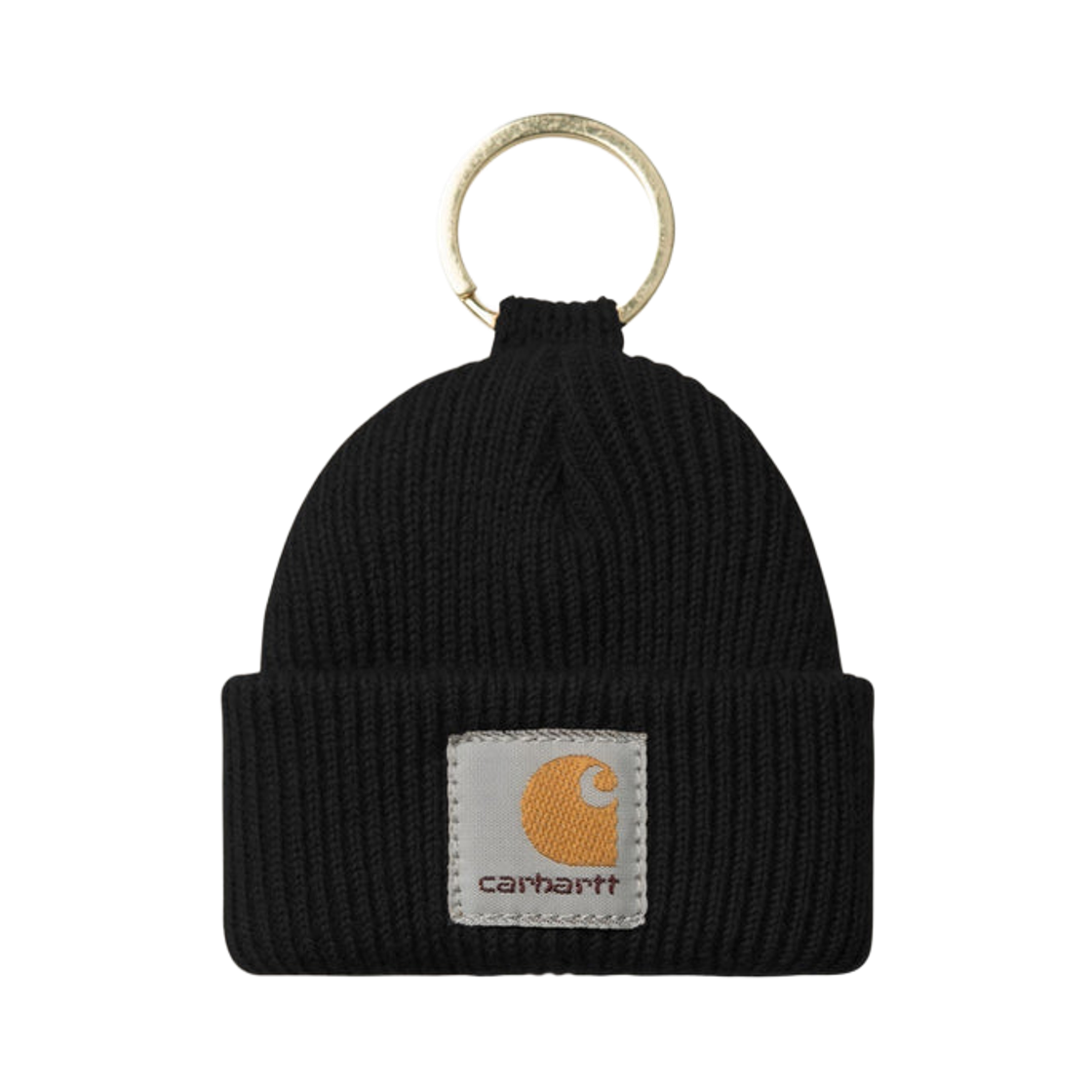 칼하트 WIP 미니 워치 햇 키체인 블랙(Carhartt WIP Mini Watch Hat Keychain Black) - 1