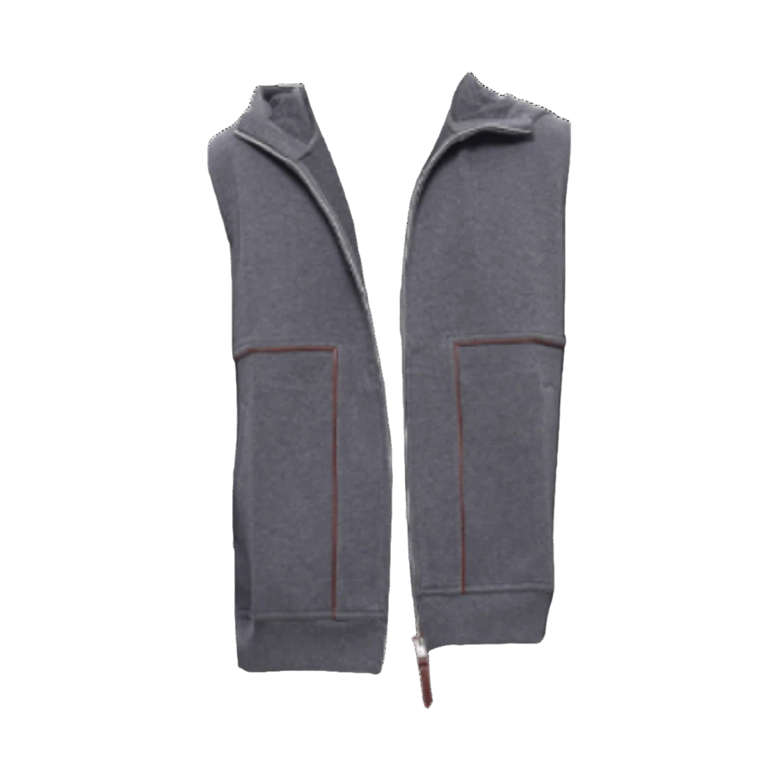 MW8639088G C080 25S [15% 쿠폰] Brunello Cucinelli Cotton Hooded Zip-Up Vest Grey