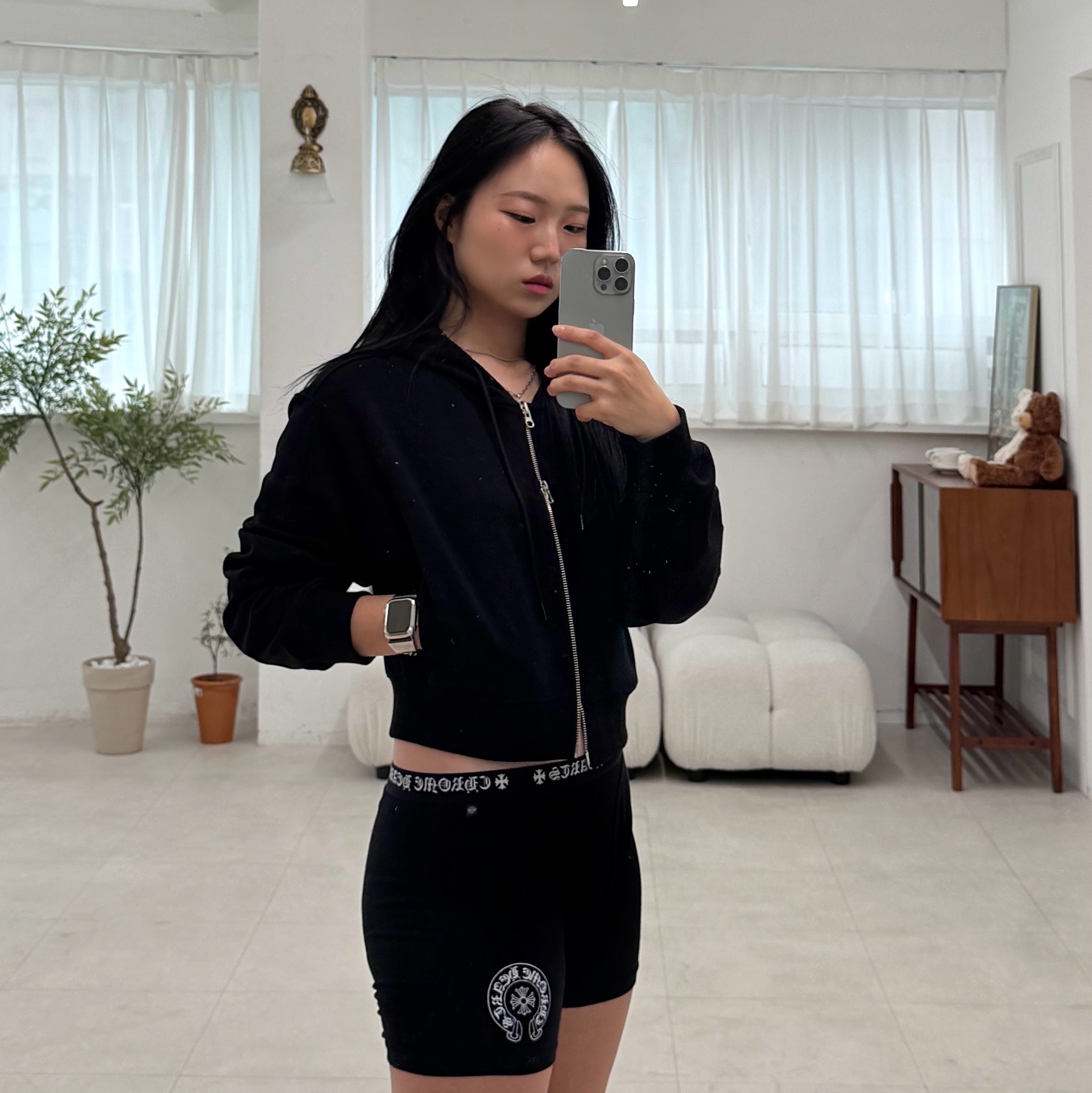 Chrome Hearts Boxer Brief Black 착용 스타일 - 4