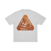 Palace Hong Kong T-Shirt Grey Marl - 26SS