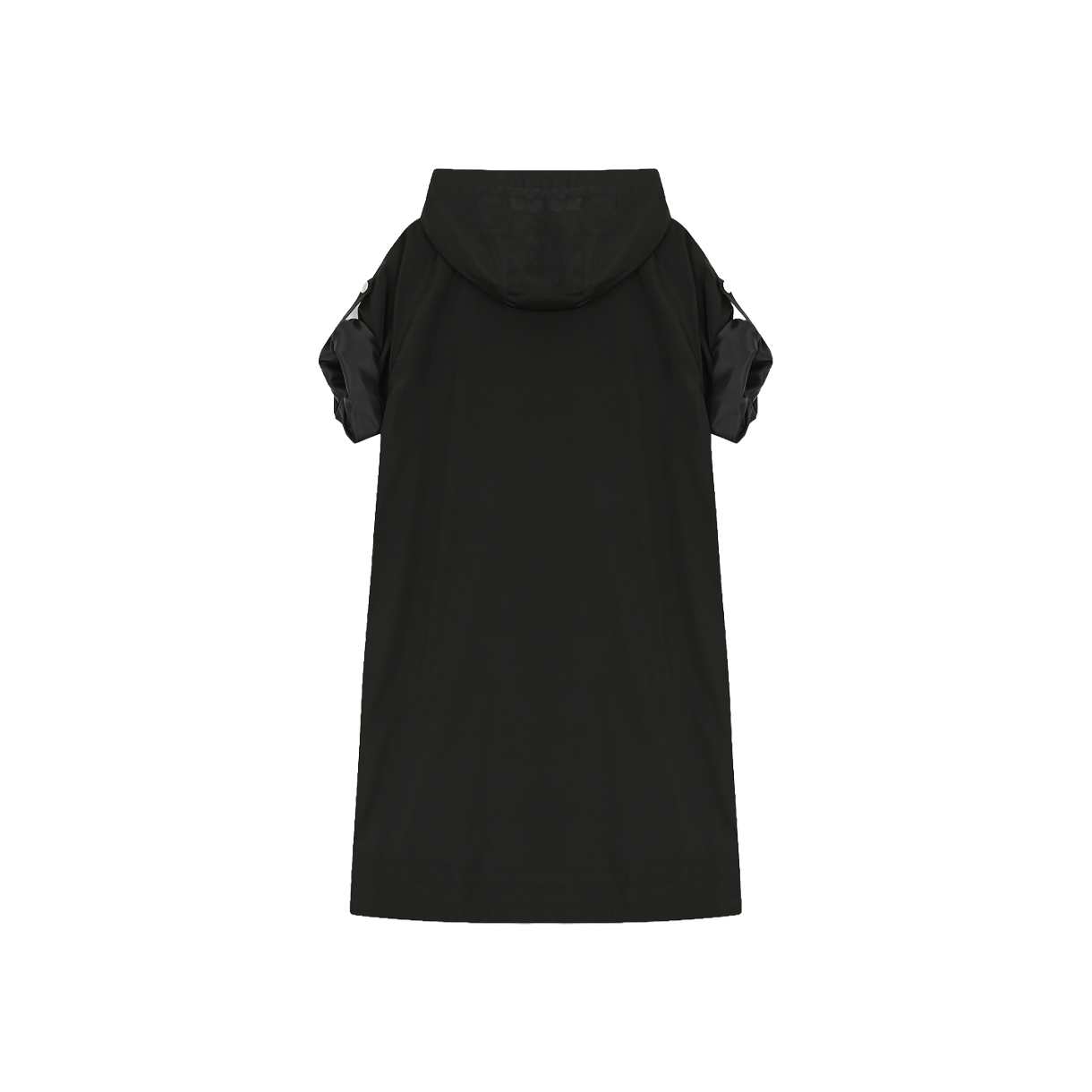나체 우먼 폴디드 포켓 후디 드레스 블랙 - 26SS(Nache Women Folded Pocket Hoodie Dress Black - 26SS) - 2