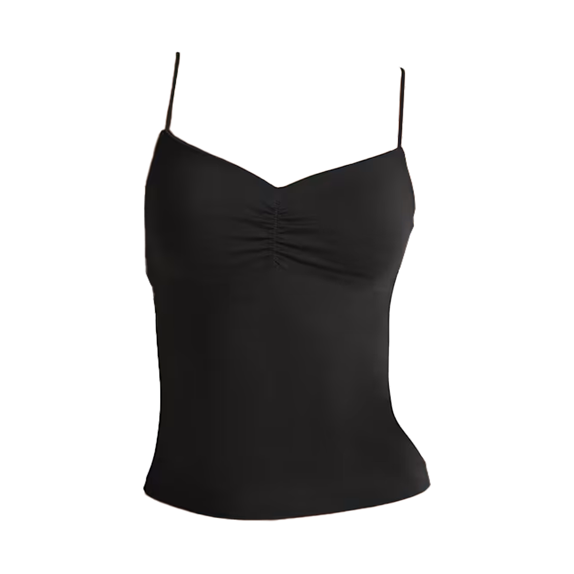 (W) 나이키스킴스 매트 셔드 탱크탑 NSKM 옵시디언((W) NikeSKIMS Matte Shirred Tank Top NSKM Obsidian) - 1