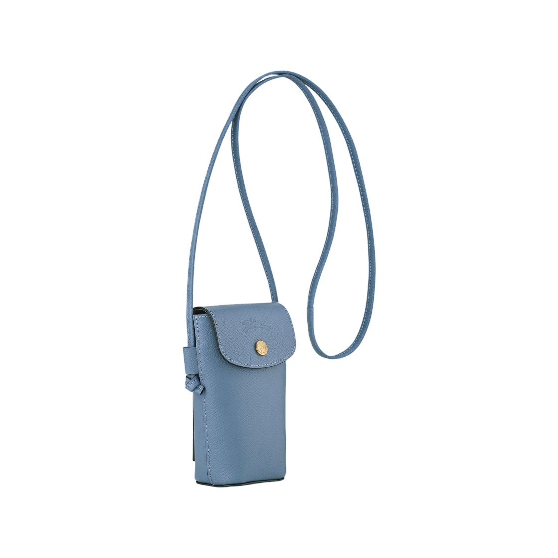 롱샴 에퓌르 폰 케이스 레더 레이스 슬레이트(Longchamp Epure Phone Case with Leather Lace Slate) - 2