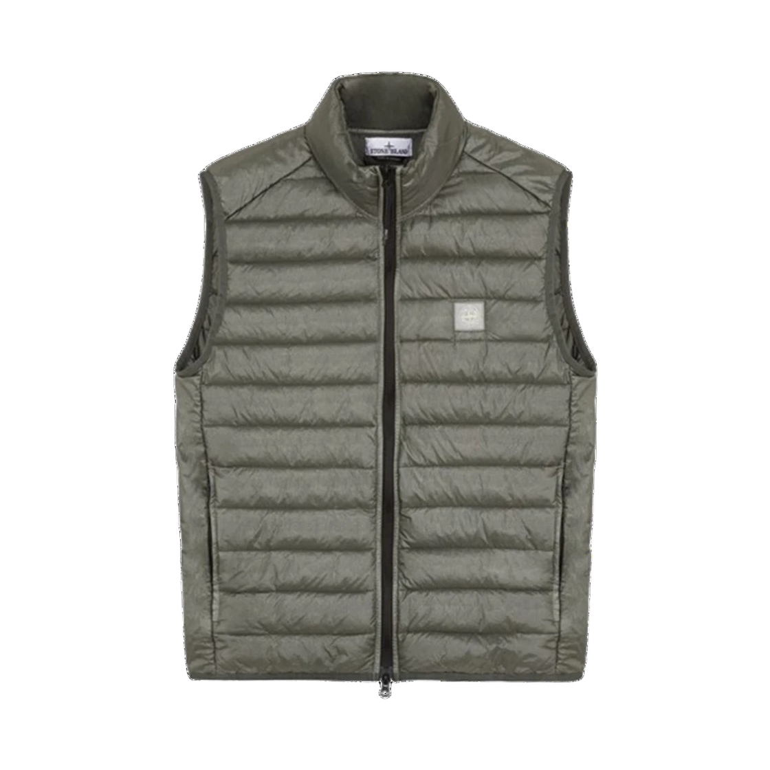 8015G0524 V0059 24S [15% 쿠폰] Stone Island G0524 Loom Woven Chambers R-Nylon Down-TC Light Down Vest Musk Green - 24SS