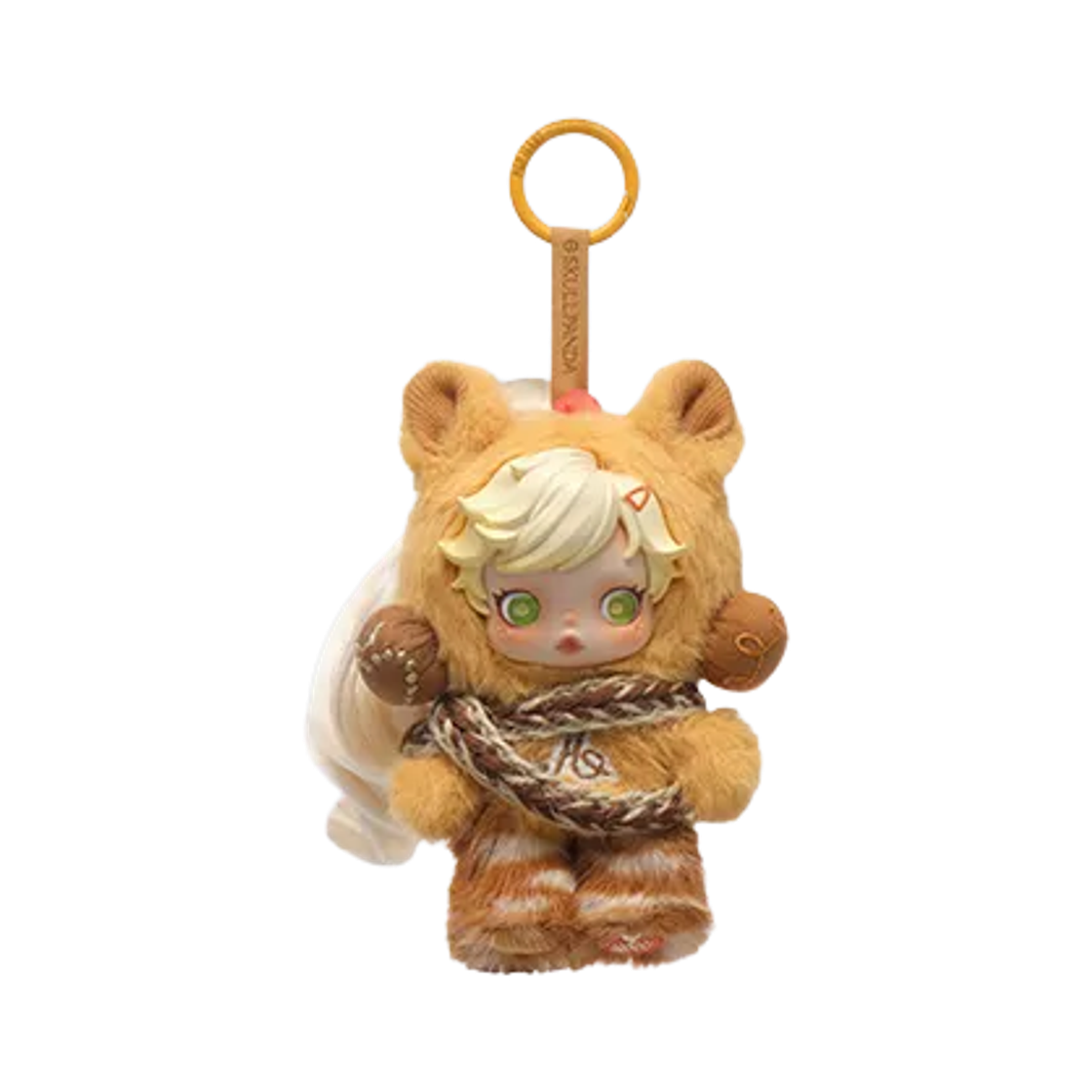 팝마트 스컬판다 마이리틀 포니 시리즈 인형 키링 애플잭 (개봉 박스)(Pop Mart Skullpanda x My Little Pony Series Plush Doll Pendant Applejack (Opened Case))