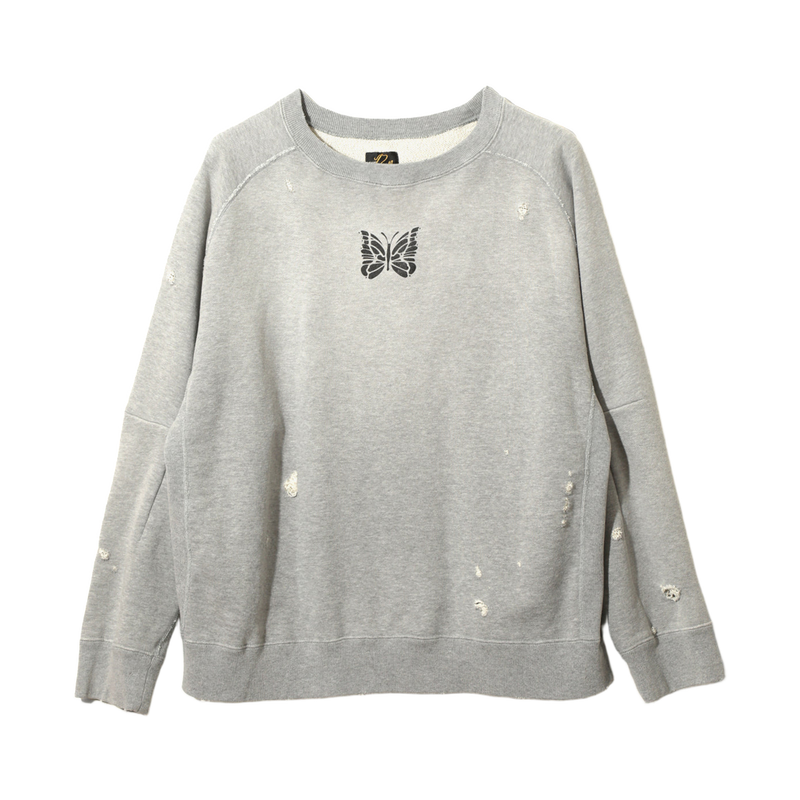 SX431A Needles Deconstructed Sweatshirt H. Grey