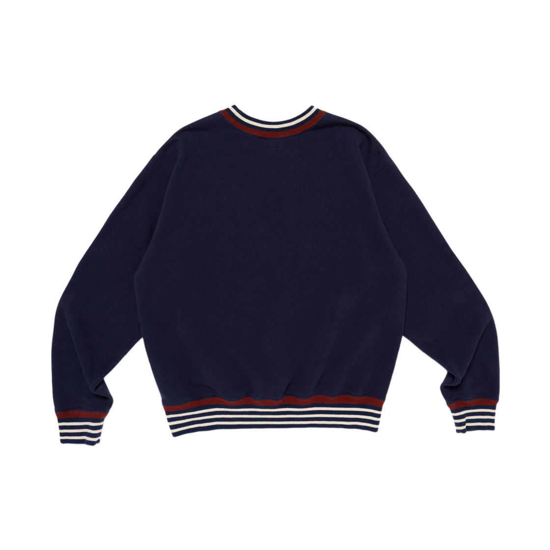 휴먼 메이드 스트라이프 립 스웨트셔츠 네이비(Human Made Striped Rib Sweatshirt Navy) - 2