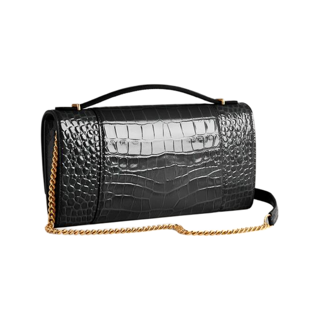 발렌시아가 아워글래스 포쉐트 체인 블랙(Balenciaga Hourglass Pochette With Chain In Black) - 3