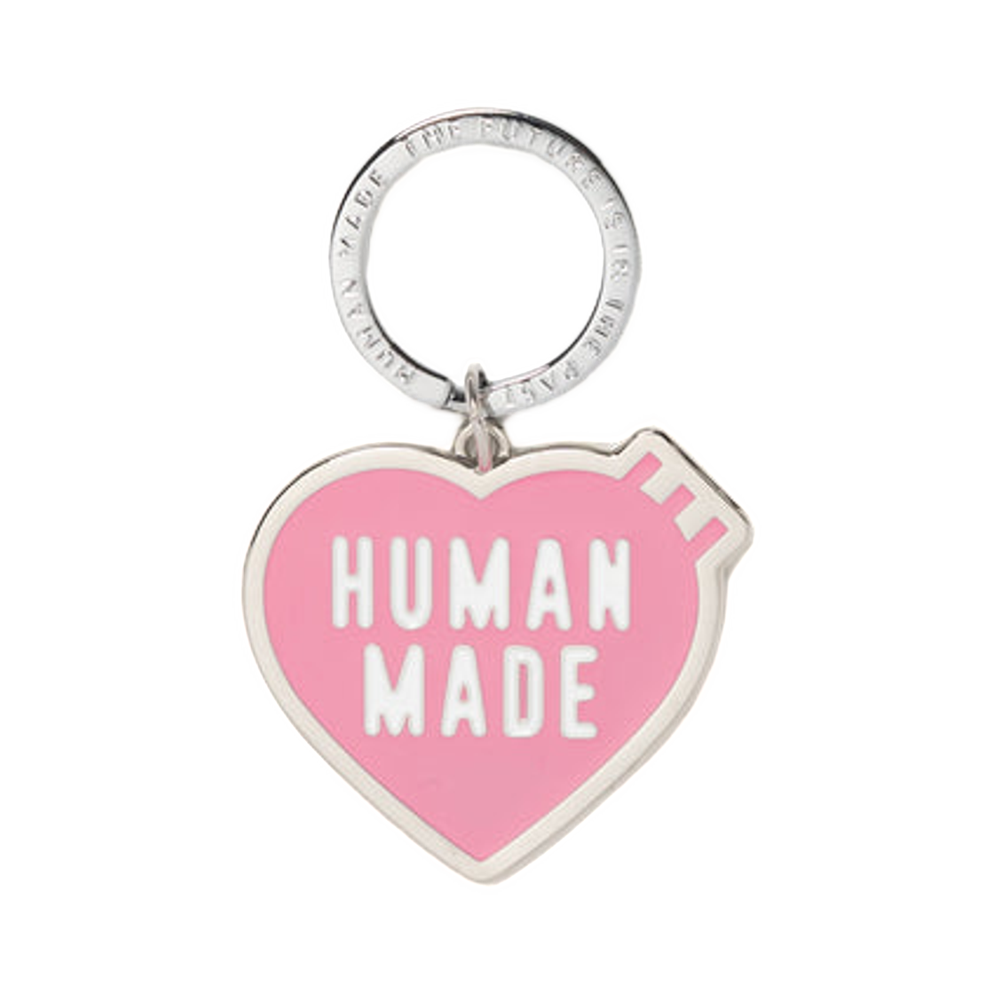휴먼 메이드 하트 키링 핑크