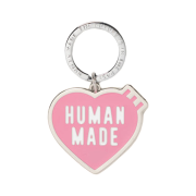 Human Made Heart Keyring Pink