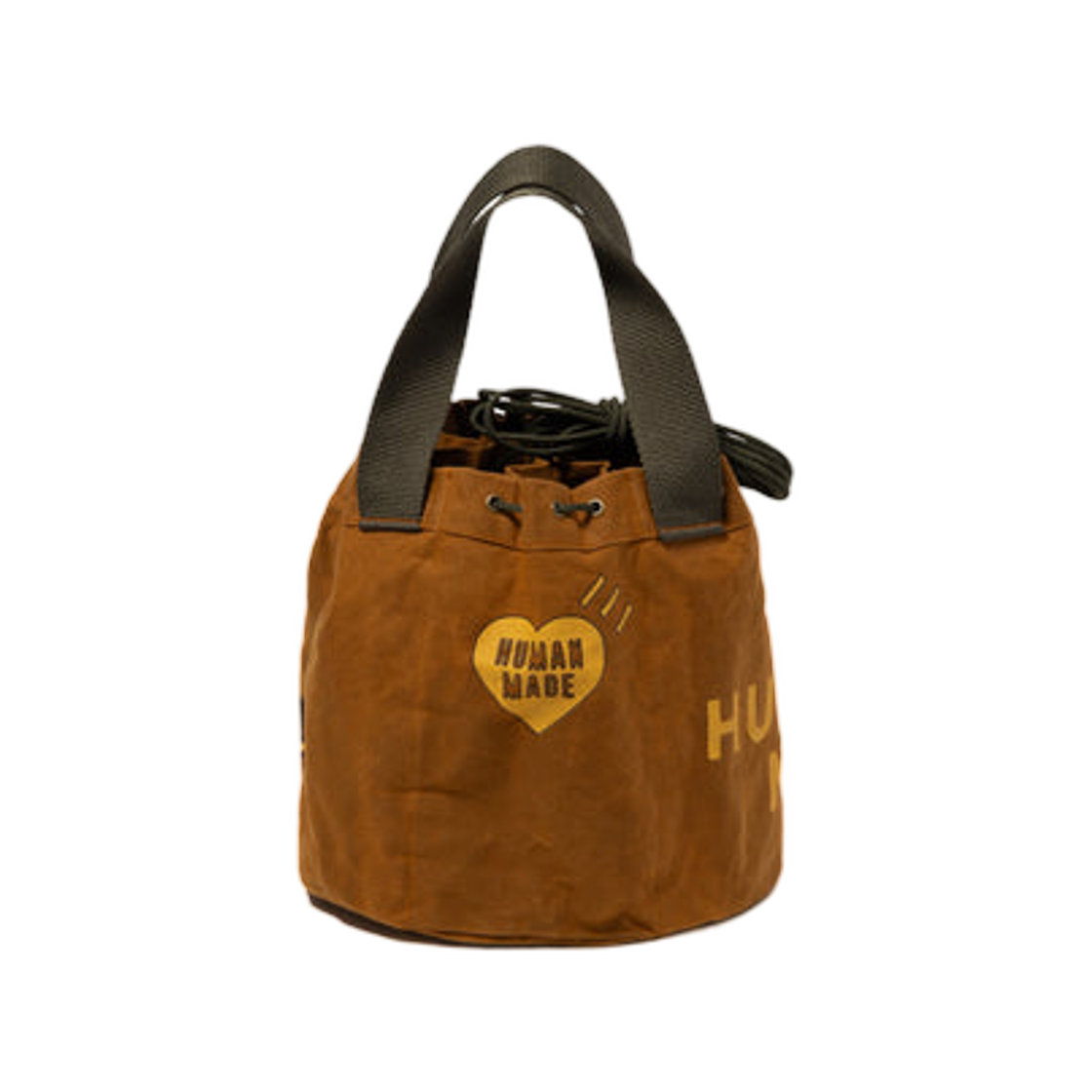 HM31GD052 Human Made Drawstring Bag Brown