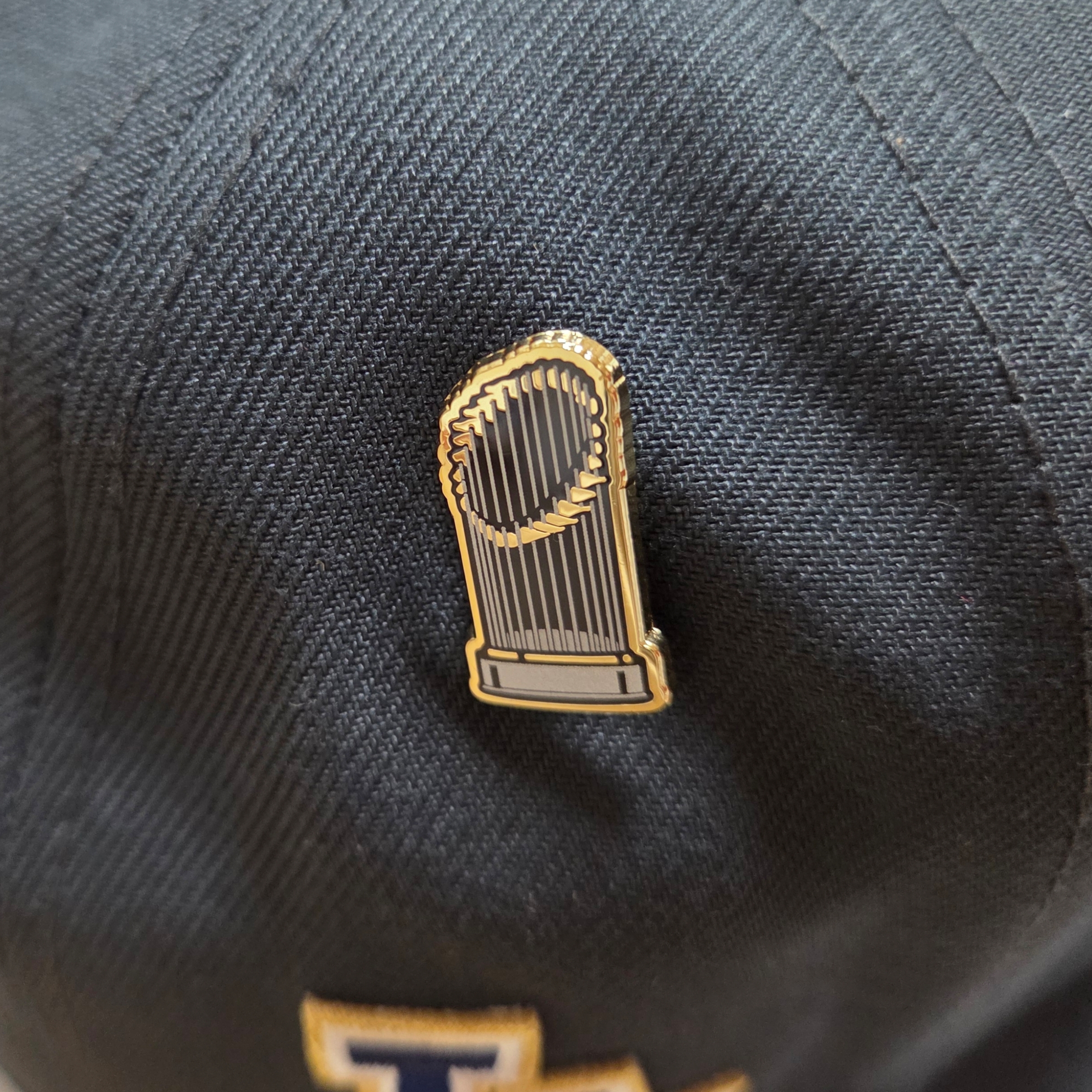 New Era MLB 25 World Series Champion LA Dodgers Parade A-Frame 9Fifty Snapback Steel Clouds 착용 스타일 - 2