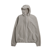 Riomeu Unbal Curved Line Windbreaker Jacket Gray