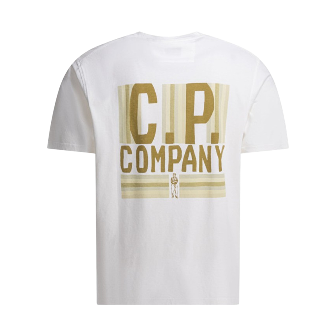 20CMTS174A110579W103 C.P. Company 30/1 British Sailor Short Sleeve T-Shirt Gauze White - 26SS