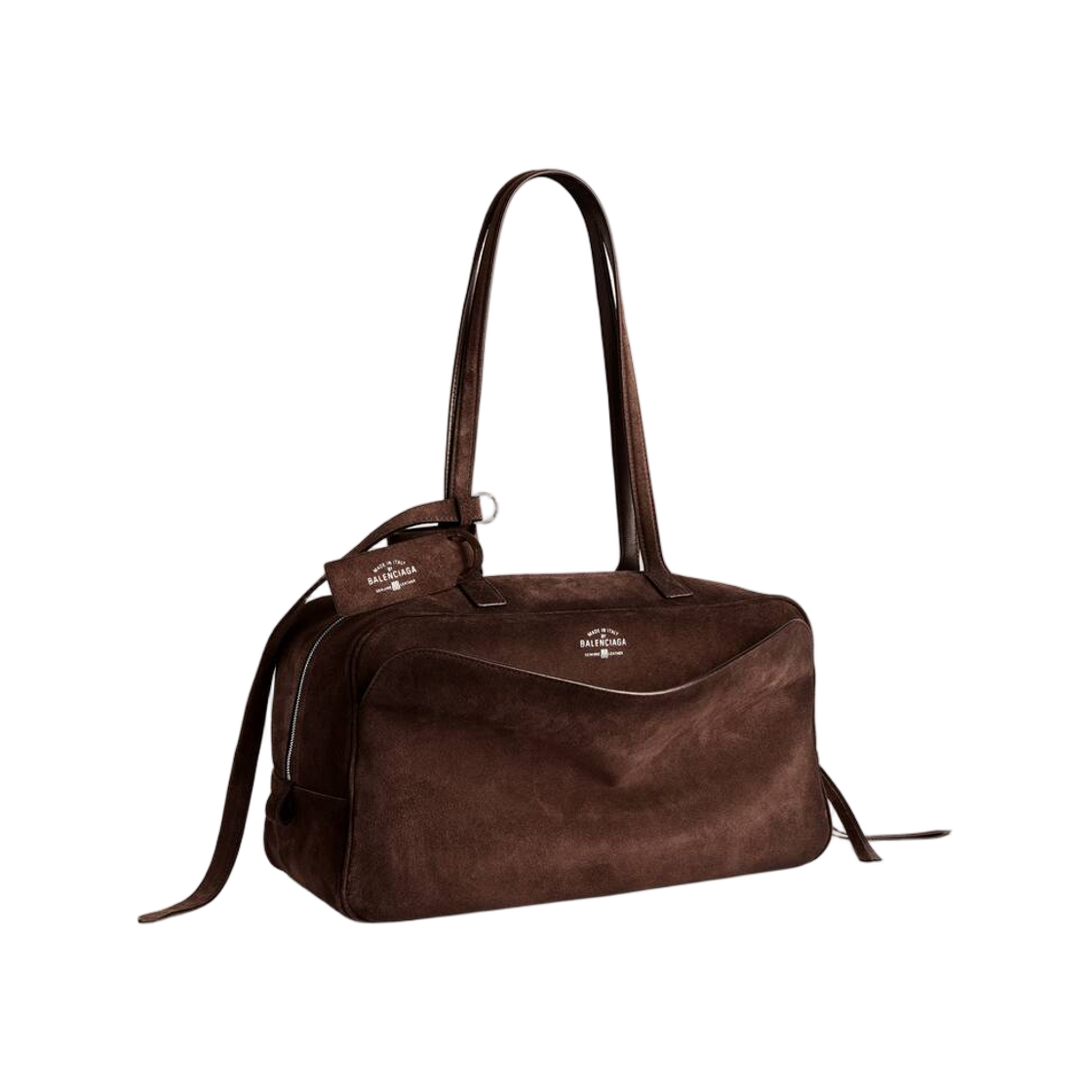 발렌시아가 캐리 볼링백 미디움 라이트 에스프레소(Balenciaga Carrie Bowling Bag Medium In Light Espresso) - 2