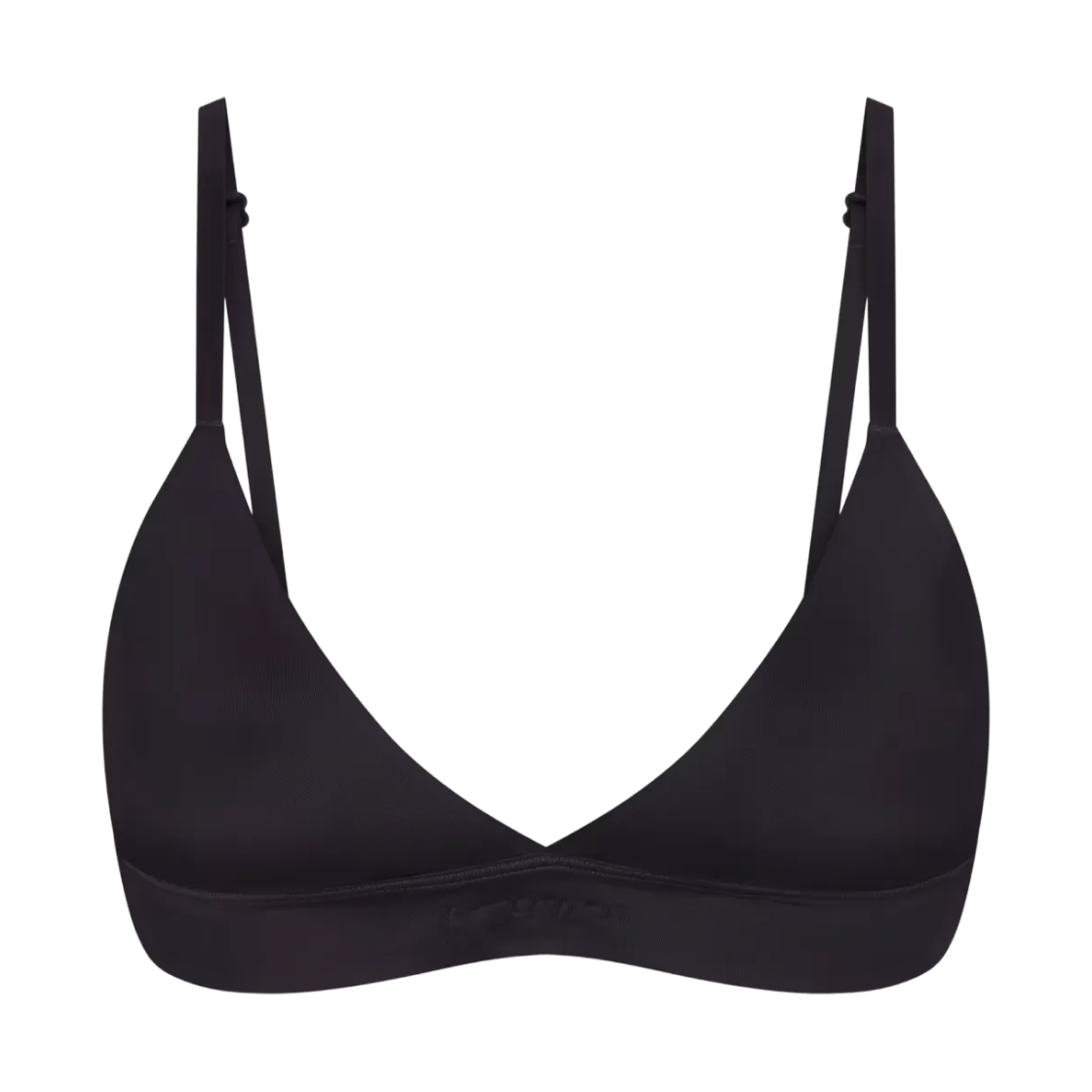 (W) 나이키스킴스 샤인 트라이앵글 브라 NSKM 옵시디언((W) NikeSKIMS Shine Triangle Bra NSKM Obsidian) - 1