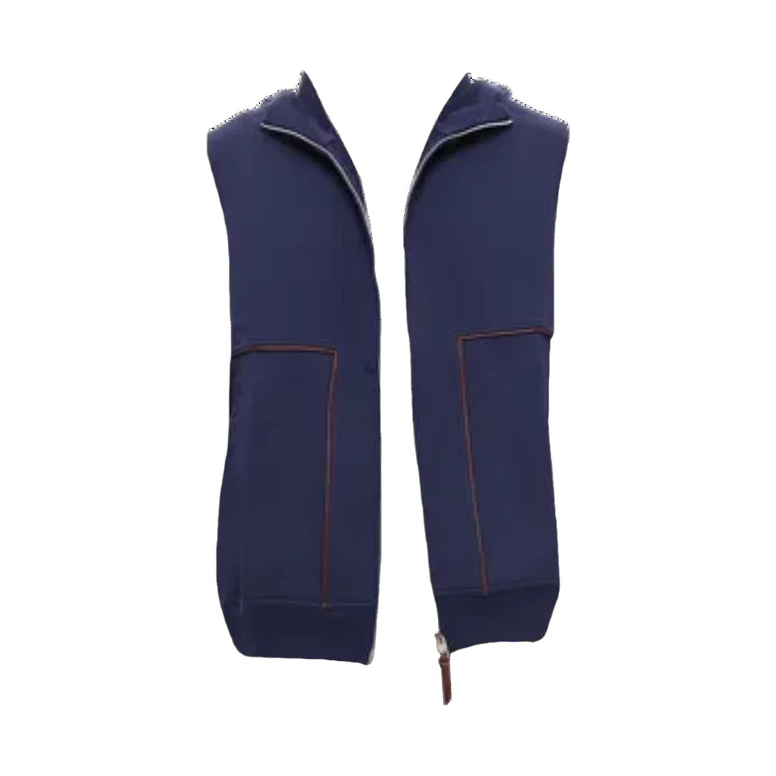 MW8639088G C2443 25S [15% 쿠폰] Brunello Cucinelli Cotton Hooded Zip-Up Vest Blue