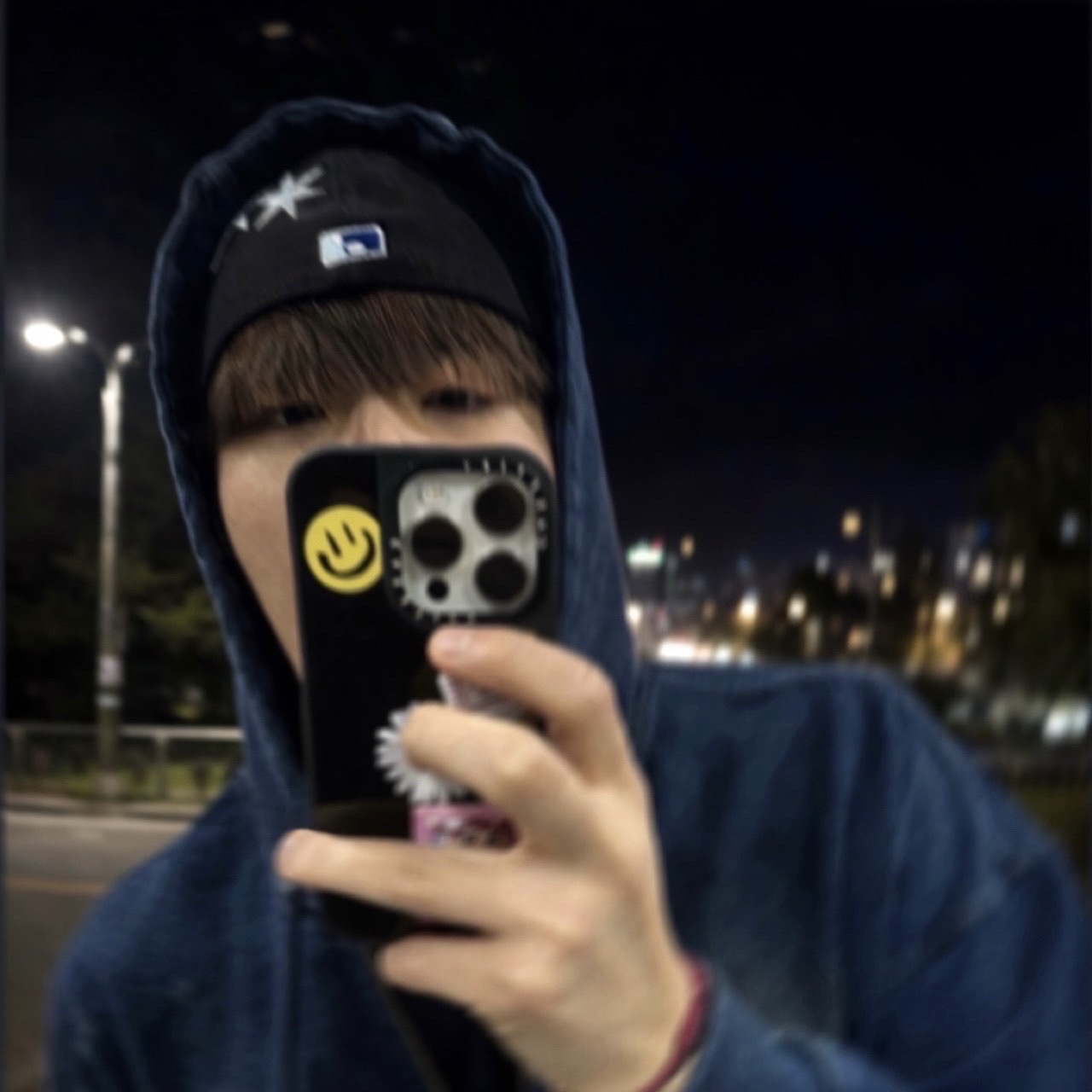 BP2DISORDER BPT Symbol Star Cap Black 착용 스타일
