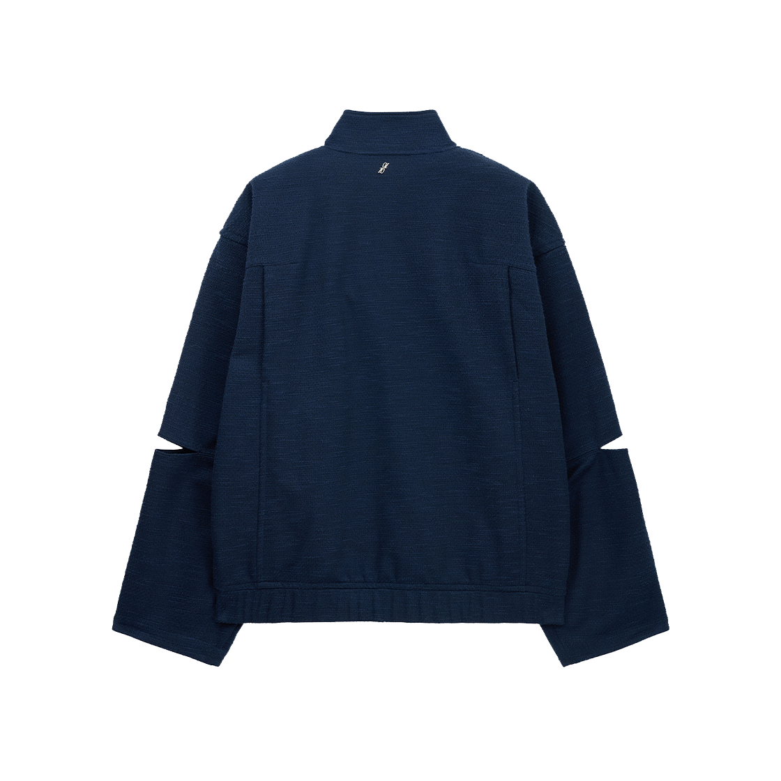 지오송지오 컬렉션 슬리브 슬릿 헤링턴 점퍼 네이비 BI3JP301NY(ZIOSONGZIO COLLECTION Sleeve Slit Harrington Jumper Navy) - 2