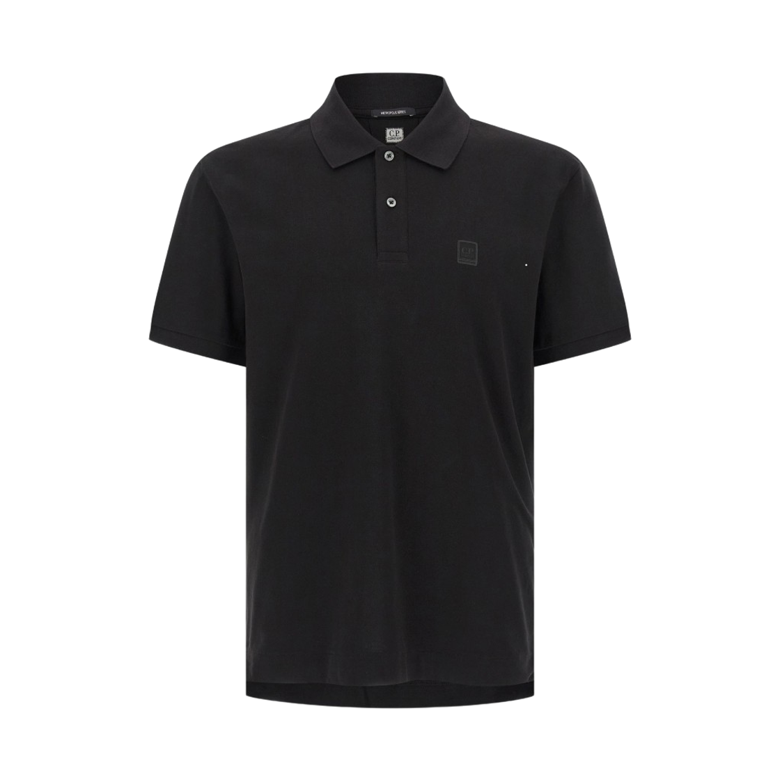 20CLPL022A005263W999 C.P. Company Metropolis Series Polo Shirt Black - 26SS