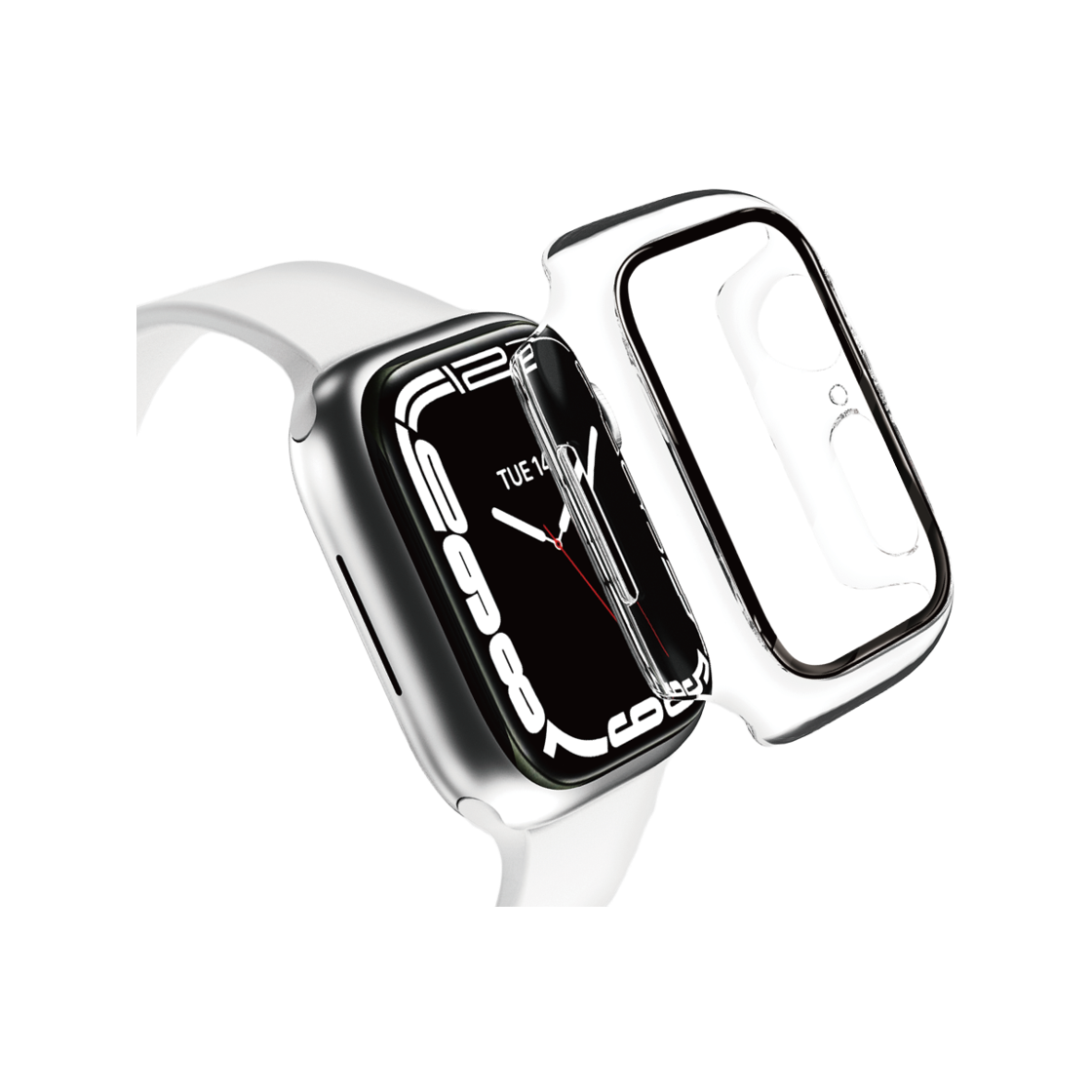 TW-CS04-AW41 Tangglewood Apple Watch Transparent Full Cover Case