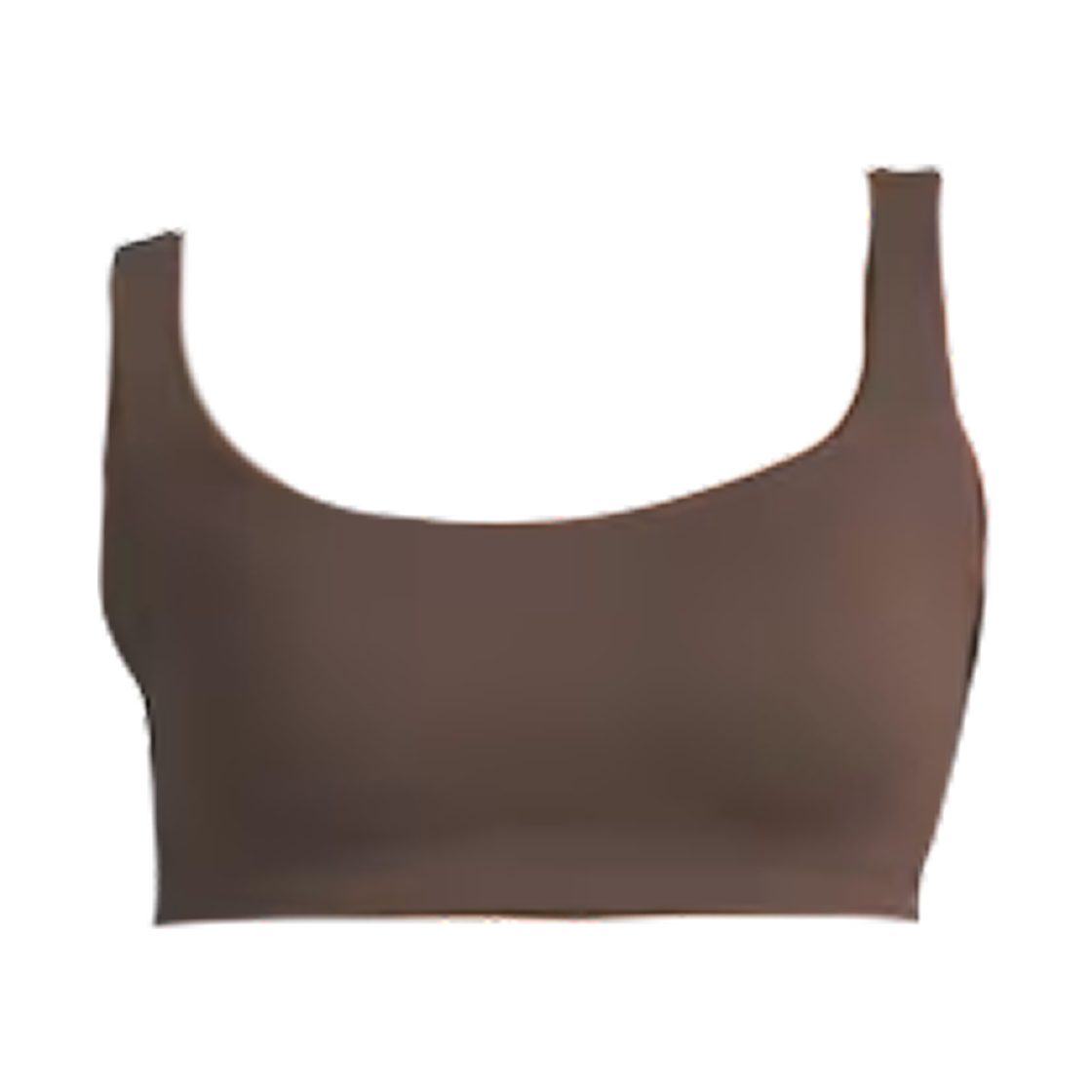 IU8280-233 (W) NikeSKIMS Matte Double Strap Scoop Bra NSKM Dark Sepia