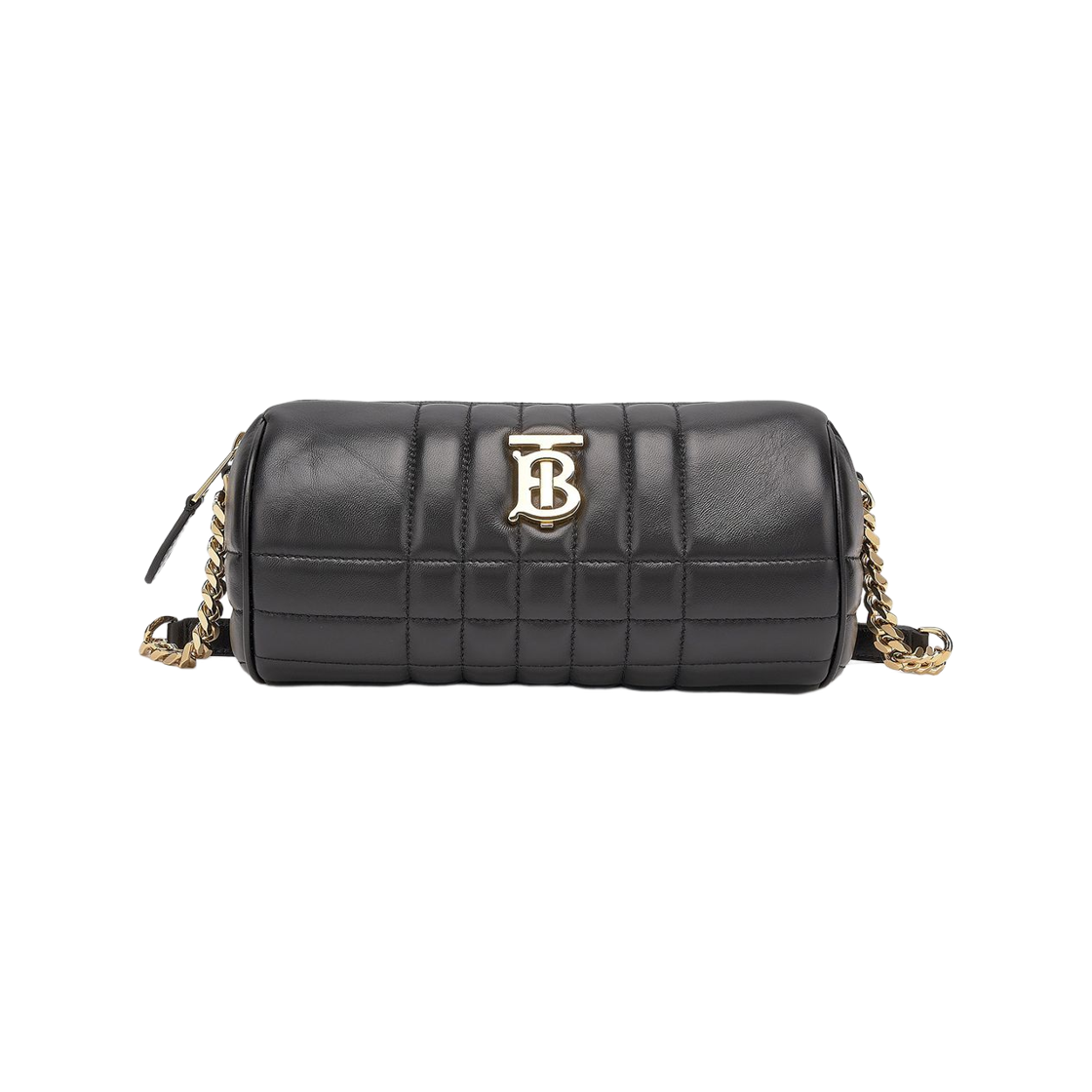 8049219 Burberry TB Quilted New Barrel Bag Black