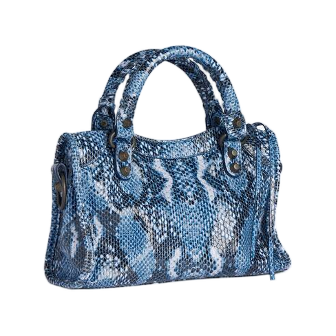 발렌시아가 르 시티 백 미니 블루(Balenciaga Le City Bag Mini In Blue) - 3