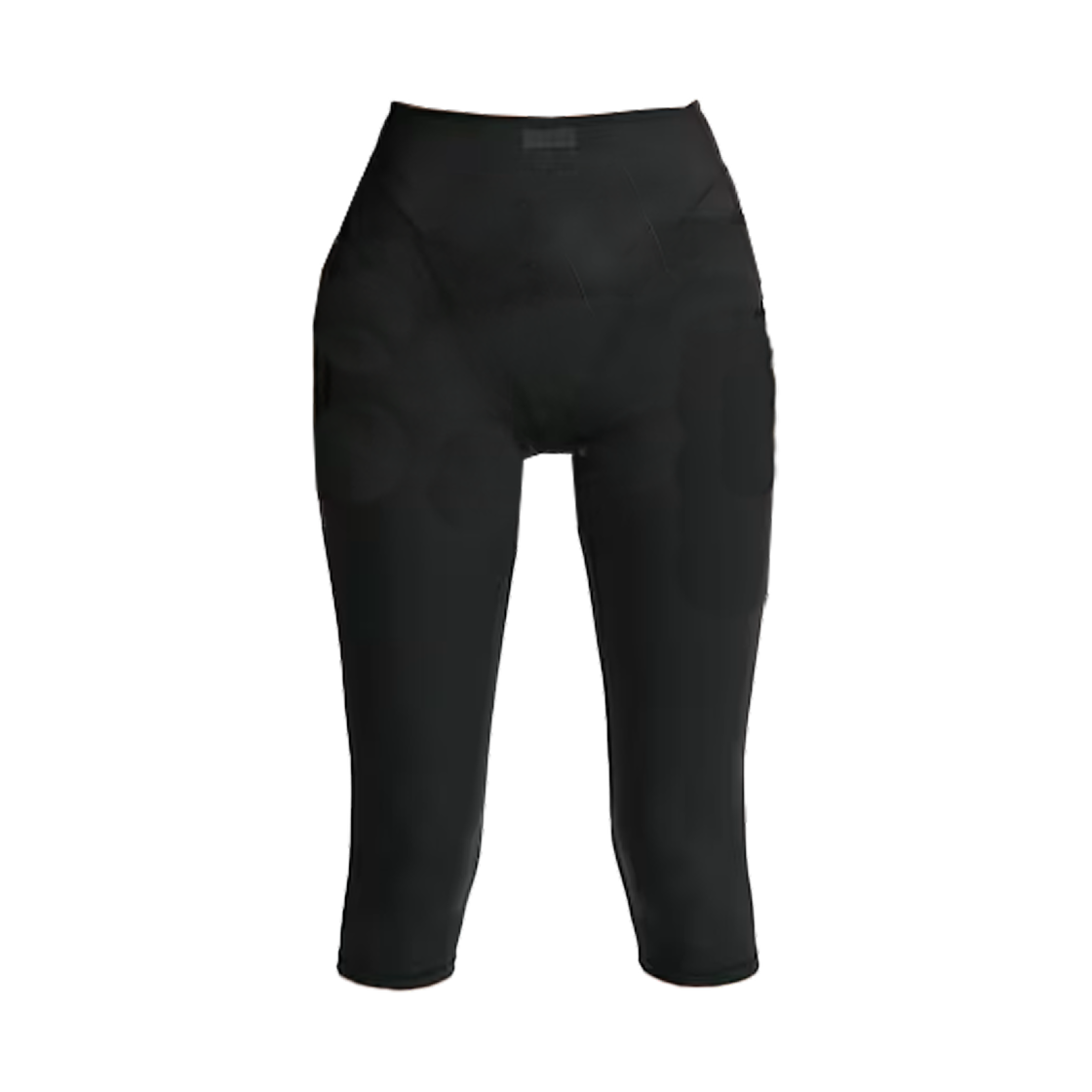 (W) 나이키스킴스 매트 V 패널 17인치 크롭 레깅스 NSKM 옵시디언((W) NikeSKIMS Matte V-Panel 17-Inch Cropped Leggings NSKM Obsidian) - 1
