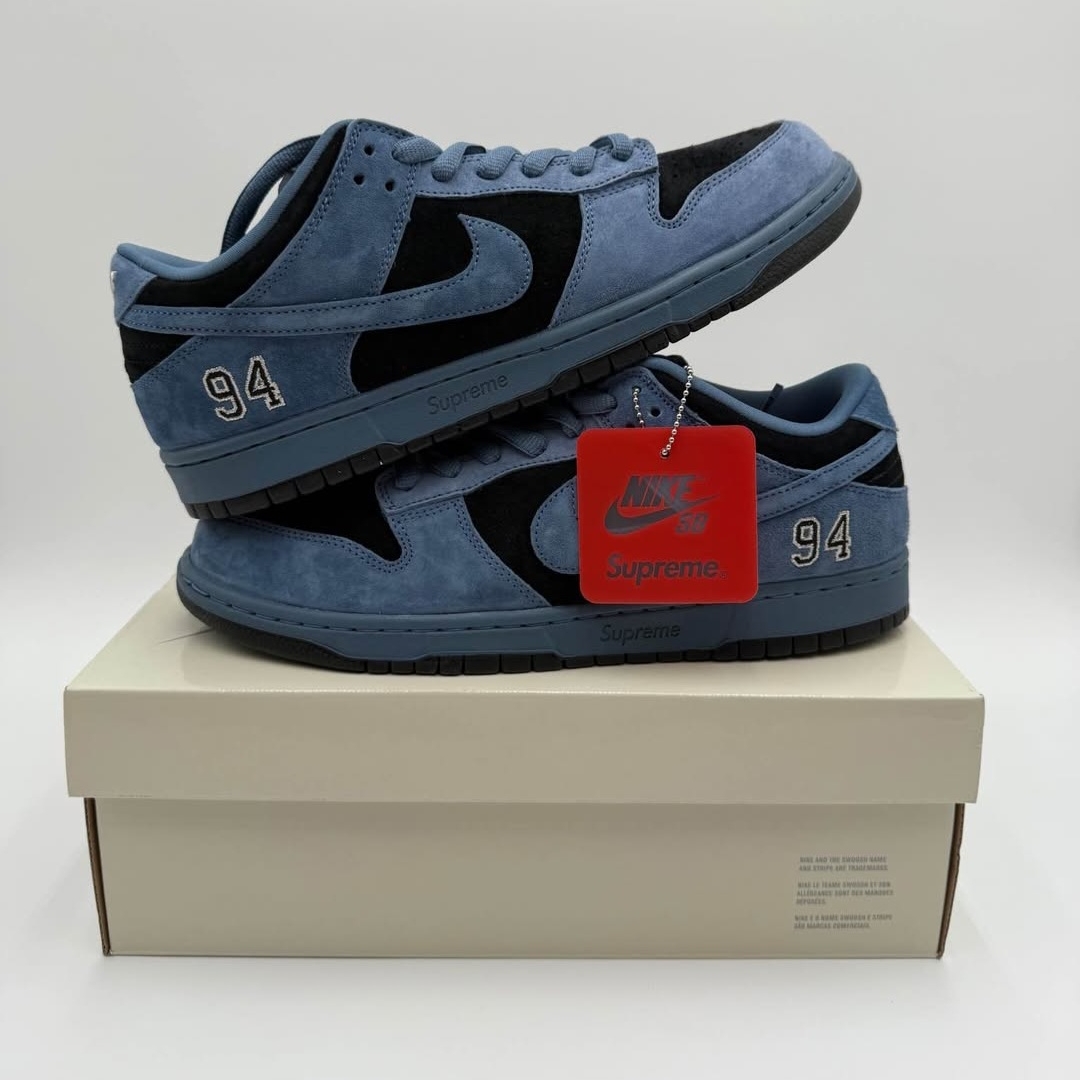 Nike x Supreme SB Dunk Low Ocean Fog 착용 스타일