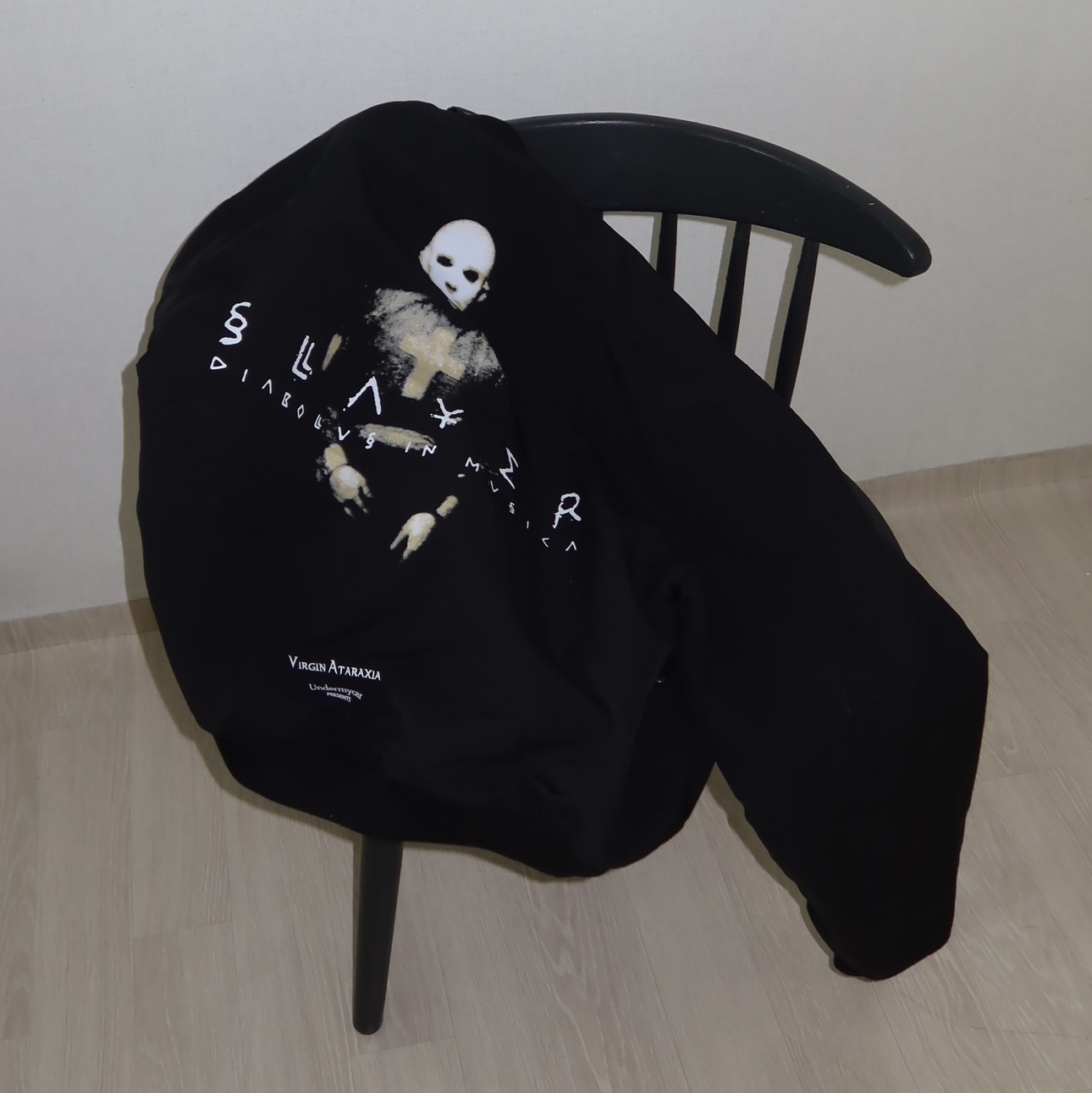 SLAYER Undermycar Diabolus In Musica Ma-1 Black 착용 스타일 - 10