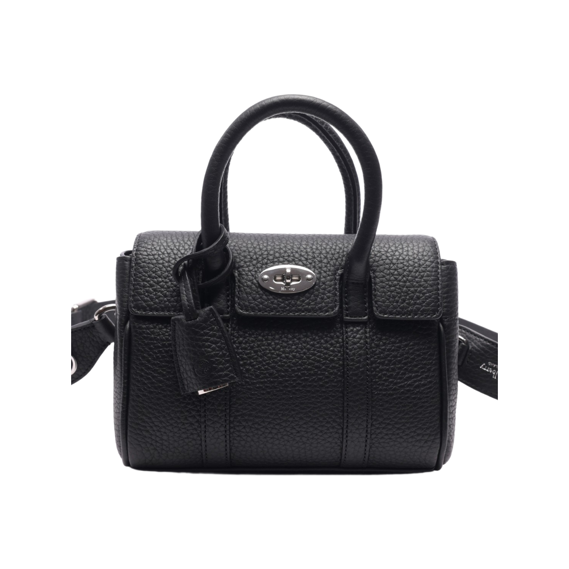 RL7176 736 A100 24S [15% 쿠폰] Mulberry Heavy Grain Mini Bayswater Black