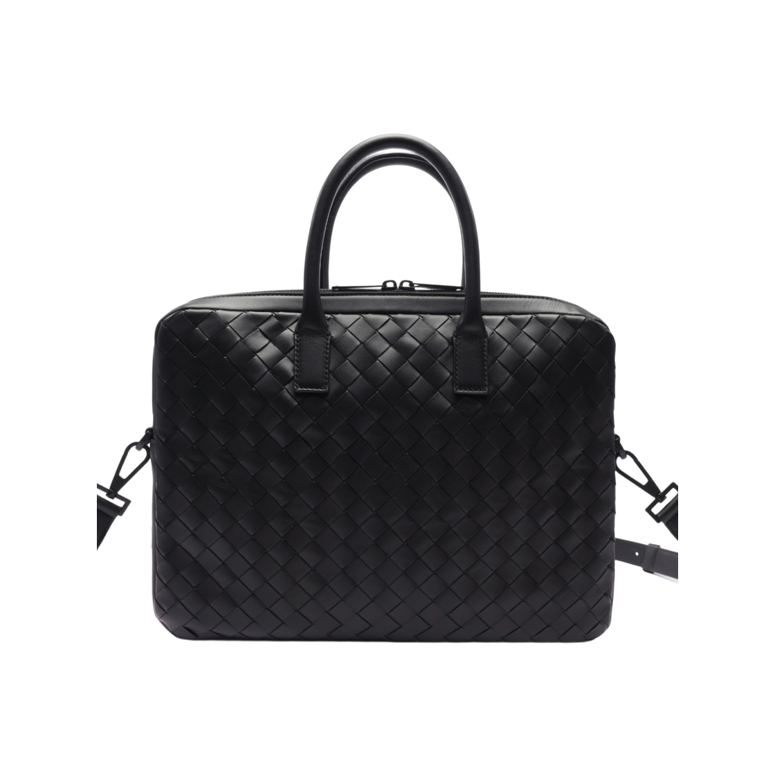 601065 VCPQ1 8984 23F [15% 쿠폰] Bottega Veneta Intrecciato Briefcase Black