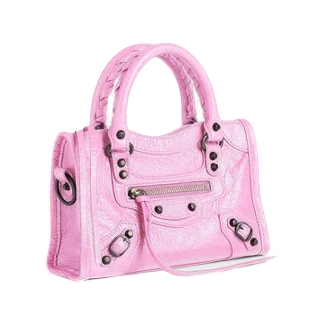 발렌시아가 르 시티 백 나노 버블리 핑크(Balenciaga Le City Bag Nano In Bubbly Pink) - 2