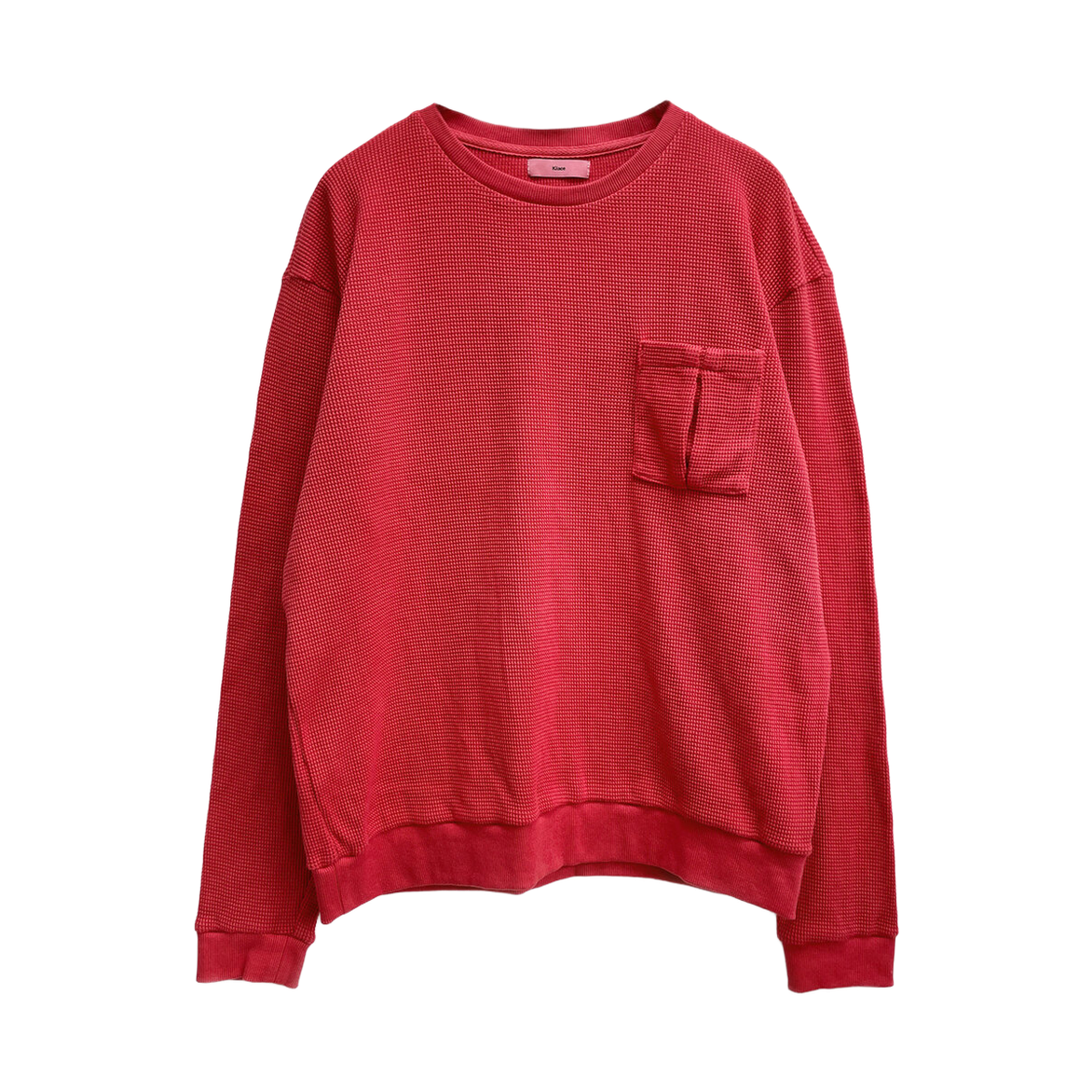 키아세 써멀 스웻셔츠 레드(Kiiace Thermal Sweatshirt Red)
