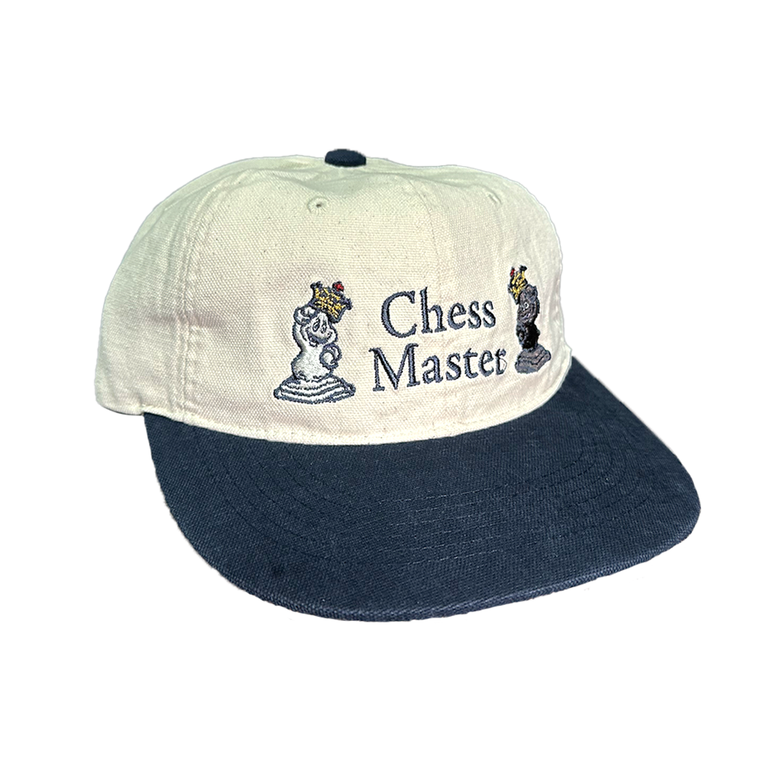 리빗 체스 마스터 캡 아이보리 네이비(RBBT Chess Master Cap Ivory Navy)