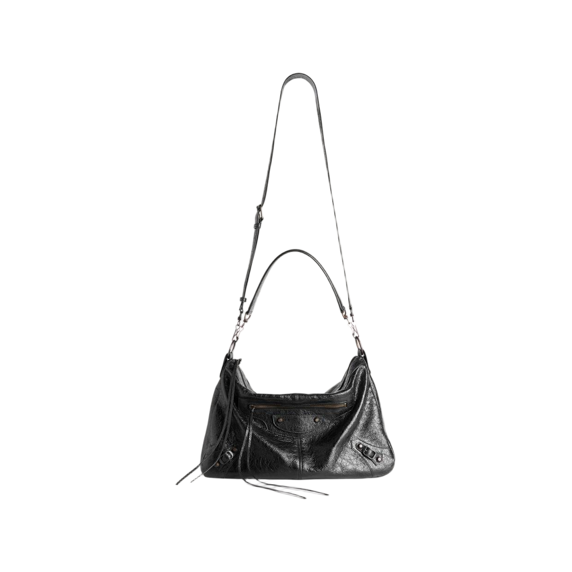 발렌시아가 르 시티 모토 미디움 블랙(Balenciaga Le City Moto Medium In Black)