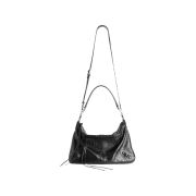 Balenciaga Le City Moto Medium In Black