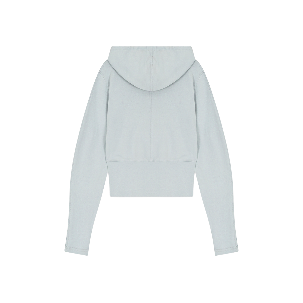 나체 우먼 세미 벌룬 후디 집업 라이트 블루 - 26SS(Nache Women Semi Balloon Hoodie Zip-Up Light Blue - 26SS) - 2