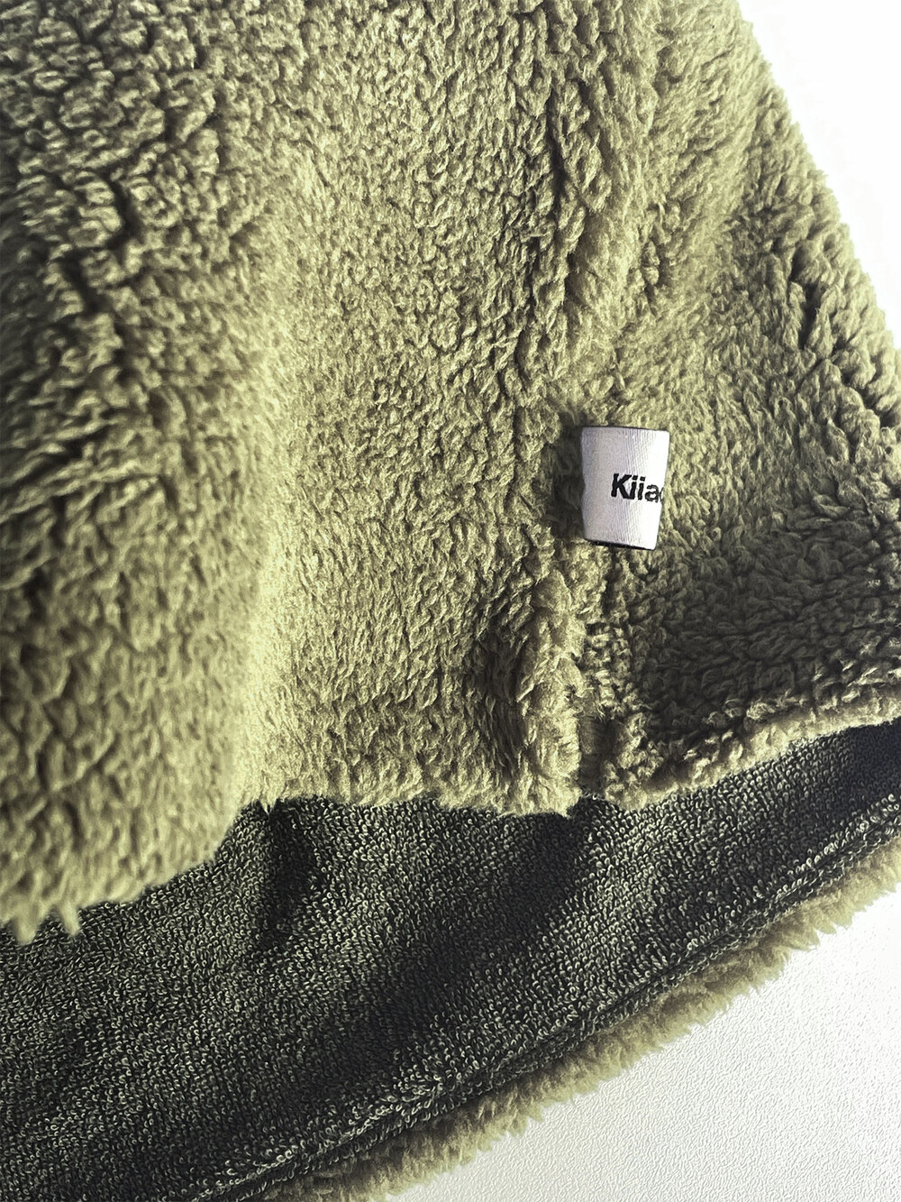 키아세 리버시블 타월 비니 더스트 그린(Kiiace Reversible Towel Beanie Dust Green) - 3