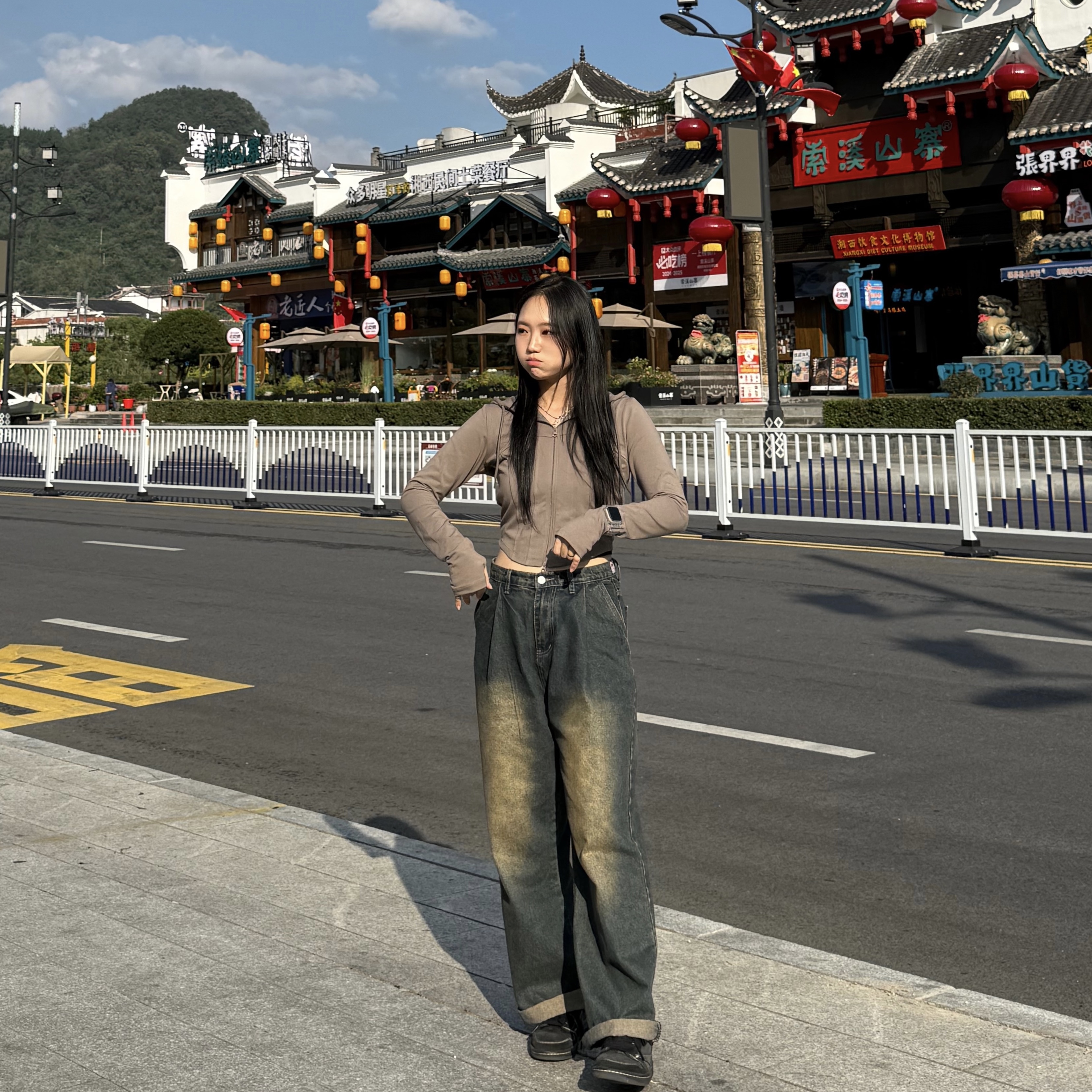 HDEX Womens Soft Heartline Hoodie Zip-up Taupe, Jordan 1 x Travis Scott Retro Low OG SP Black Phantom 착용 스타일 - 3