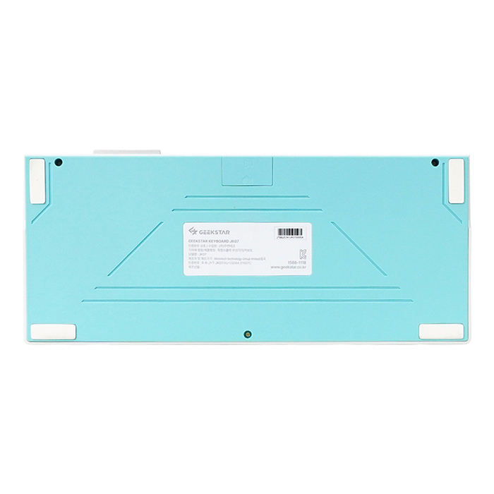 긱스타 JK07 PBT 유무선 RGB 탑 마운트 게이밍 기계식 키보드,에메랄드 바다(Geekstar JK07 Wireless RGB PBT Mechanical Keyboard (Emerald Sea)) - 4
