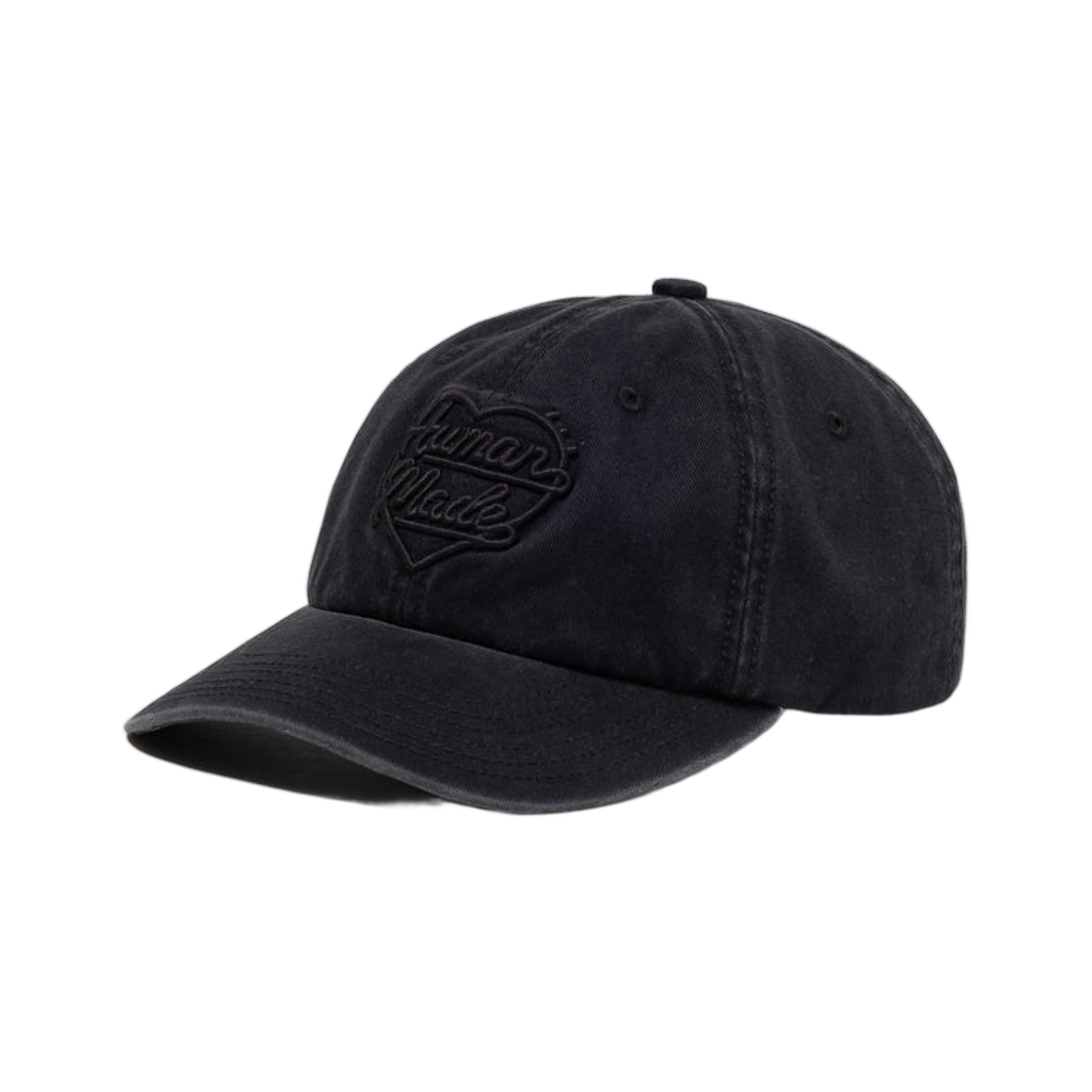 휴먼 메이드 6 패널 트윌 캡 블랙(Human Made 6 Panel Twill Cap Black)