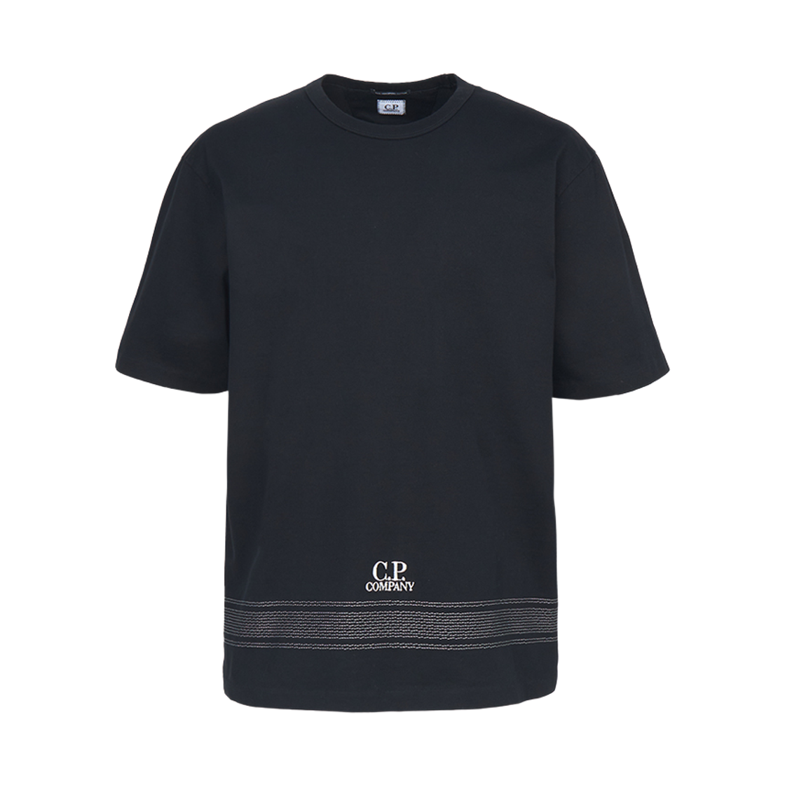20CMTS122A110580W999 C.P. Company Short Sleeve T-Shirt Black - 26SS