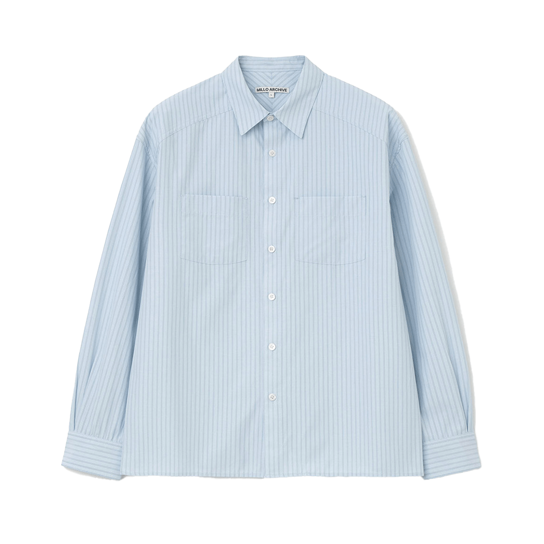 ML716SKB Millo Archive Linar Stripe Shirt Sky Blue