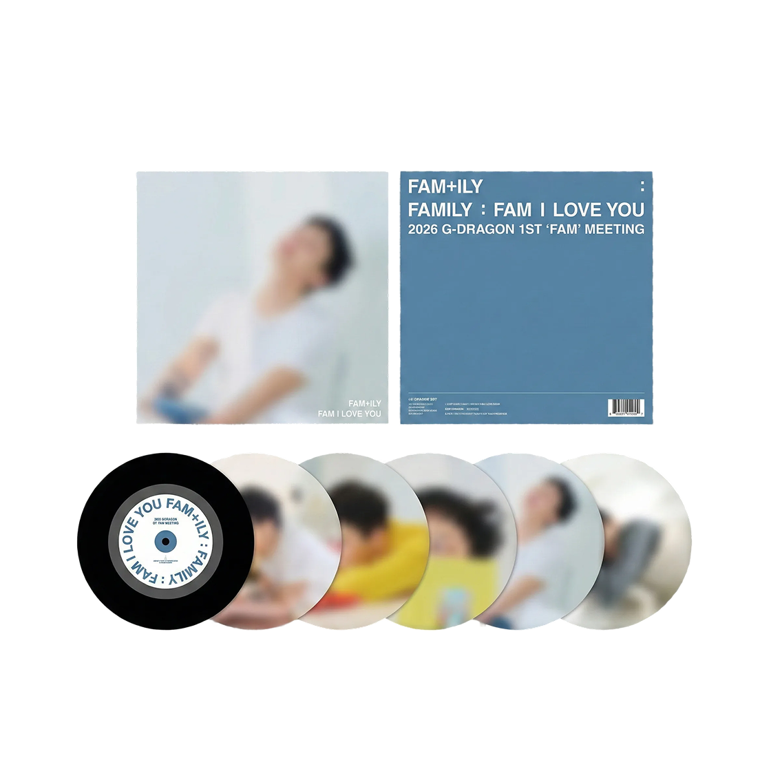 지드래곤 팸미팅 LP 포스터 세트(G-DRAGON Fam Meeting LP Poster Set)
