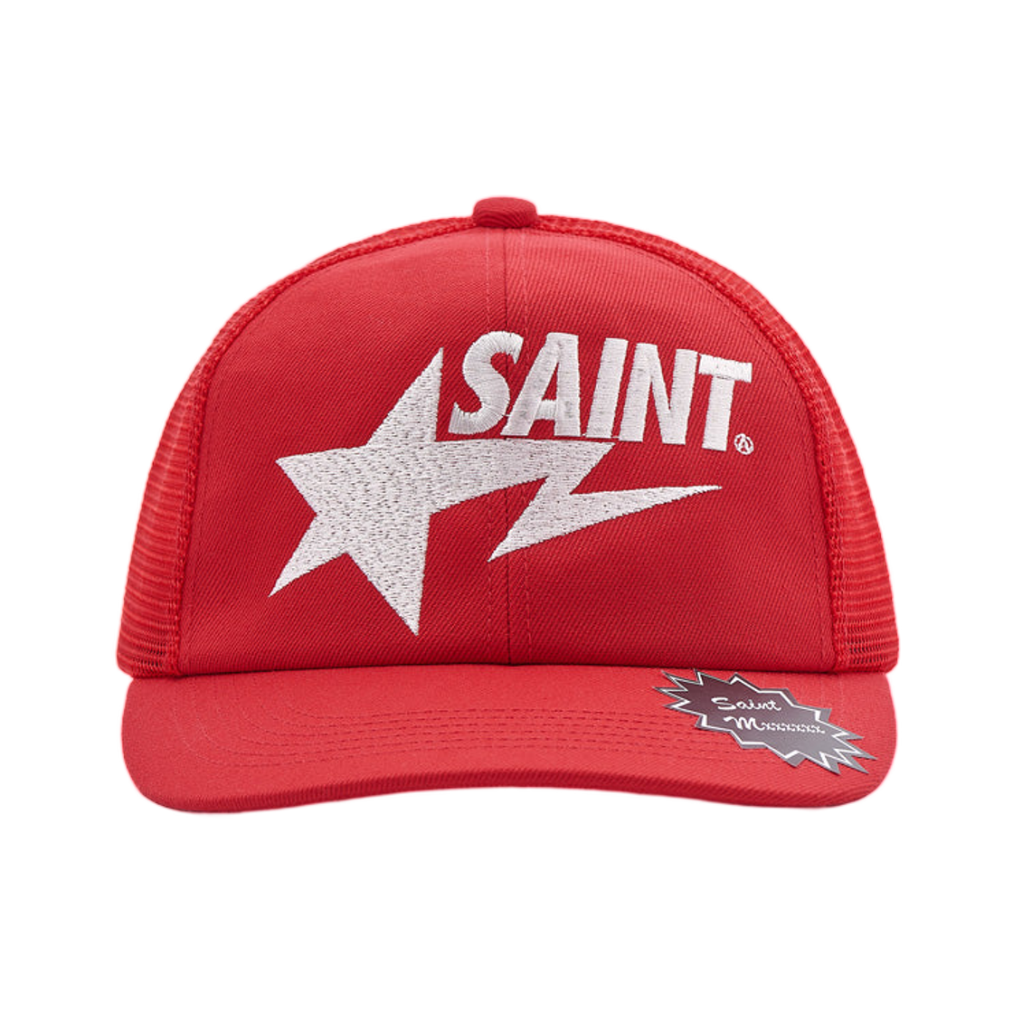 MK8-0000-C60 Saint Mxxxxxx x BAPE Mesh Cap Red - 26SS