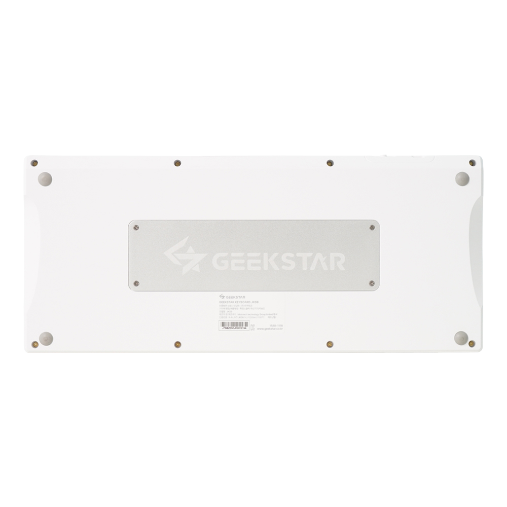 긱스타 JK08 PBT 유무선 RGB 가스켓 게이밍 기계식 키보드 스모크 진주(Geekstar JK08 Wireless Gasket RGB PBT Keyboard Smoke Pearl) - 4