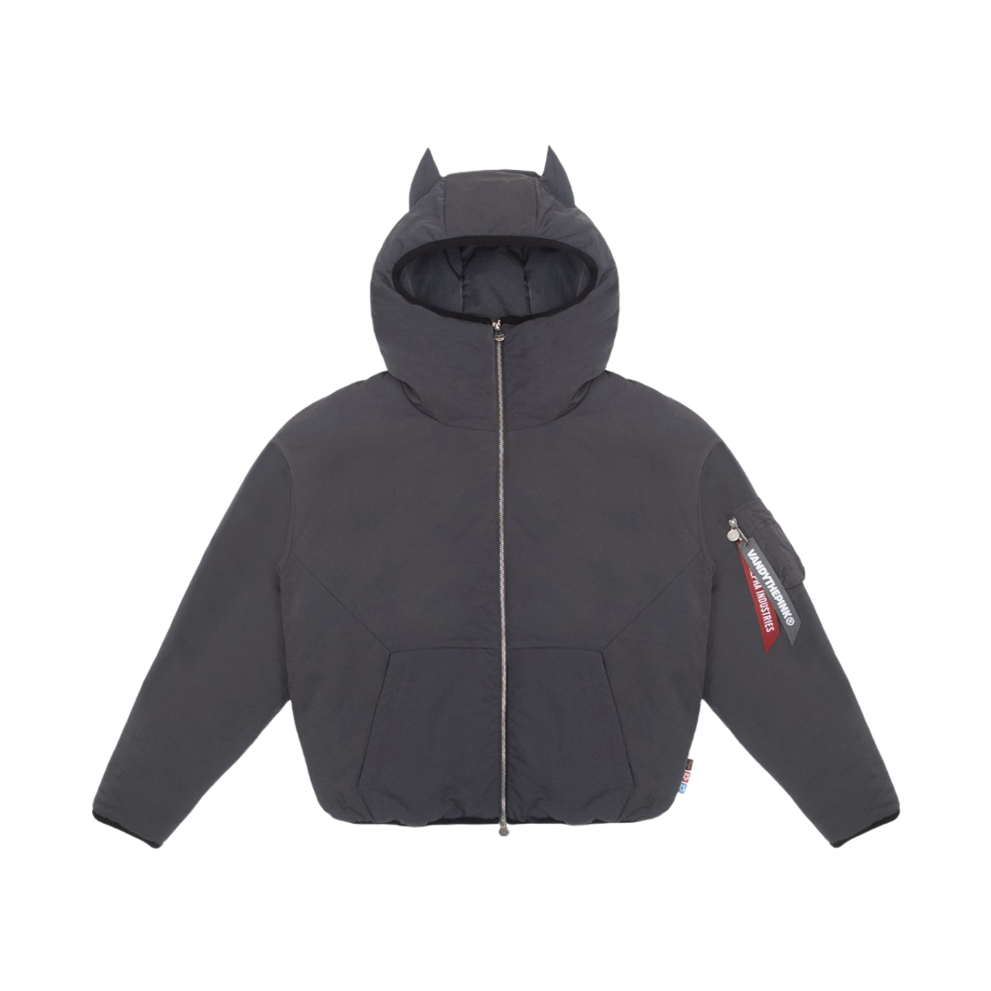 반디 더 핑크 x 알파 인더스트리 애니멀 자켓 그레이(Vandy The Pink x Alpha Industries Animal Jacket Grey)